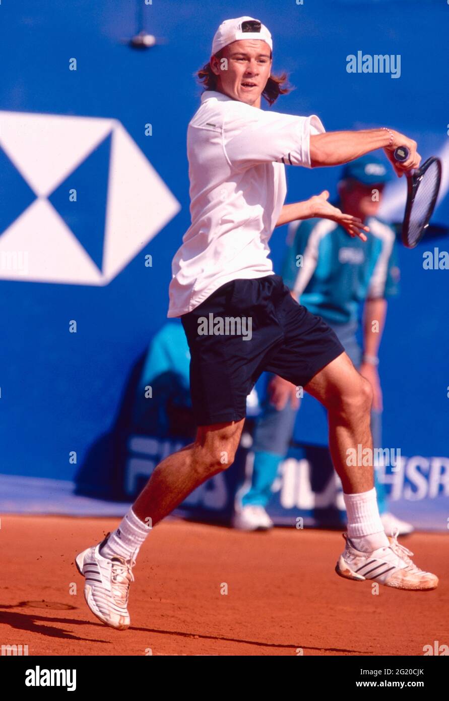 Argentinian tennis player Guillermo Coria, 2000s Stock Photo