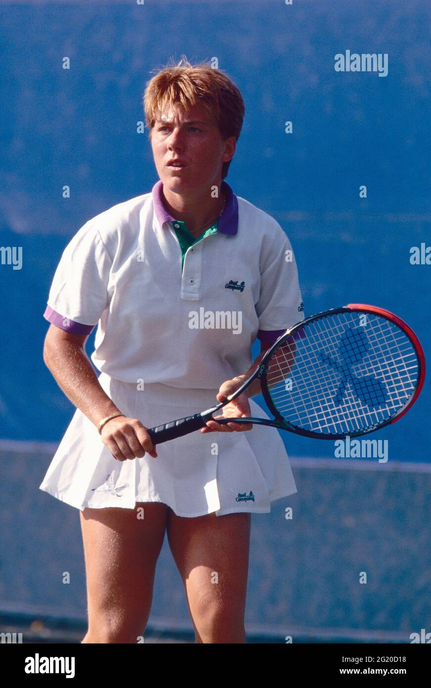 Italian tennis player Sandra Cecchini, US Open 1992 Stock Photo Alamy