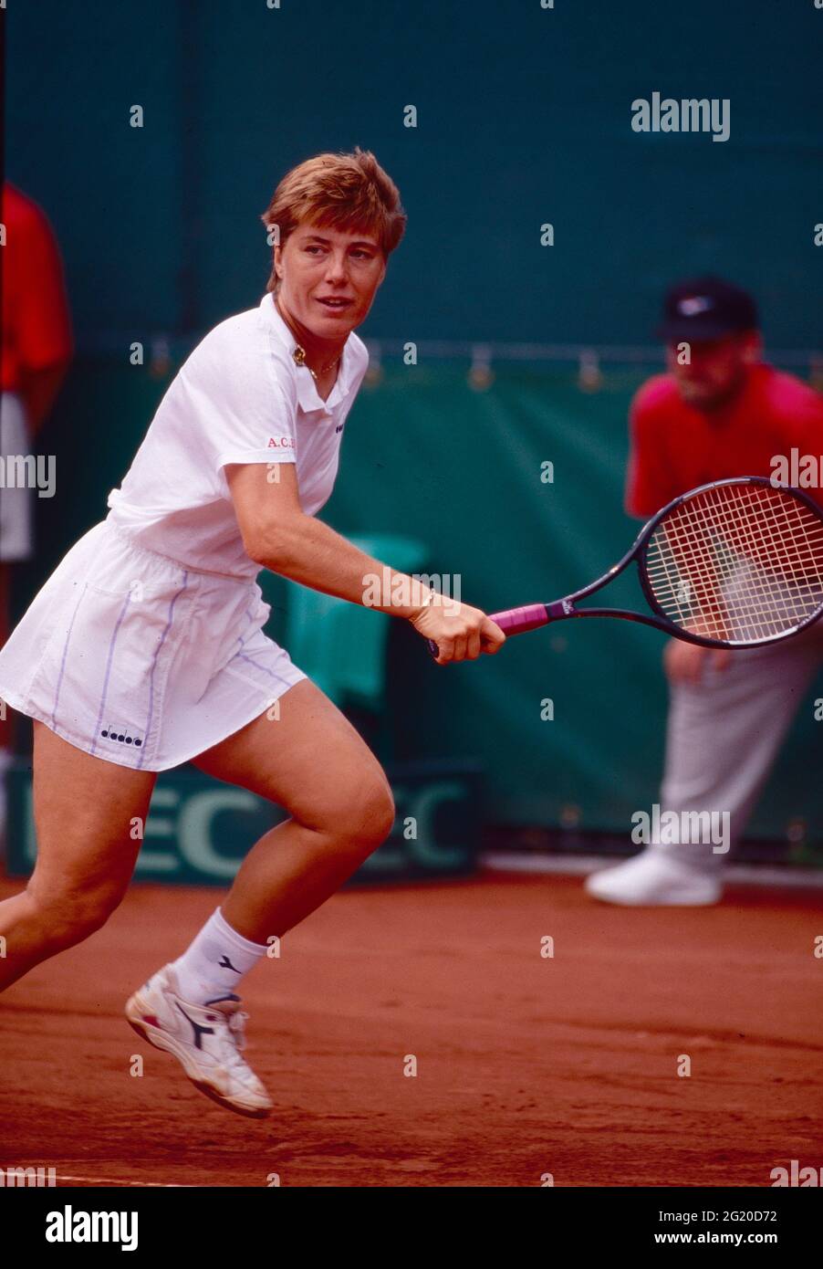 Italian tennis player Sandra Cecchini, Fed Cup , 1994 Stock Photo
