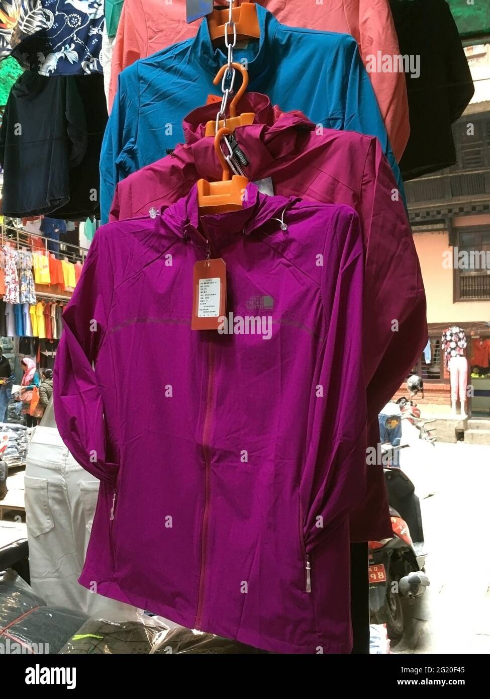 pink kathmandu jacket