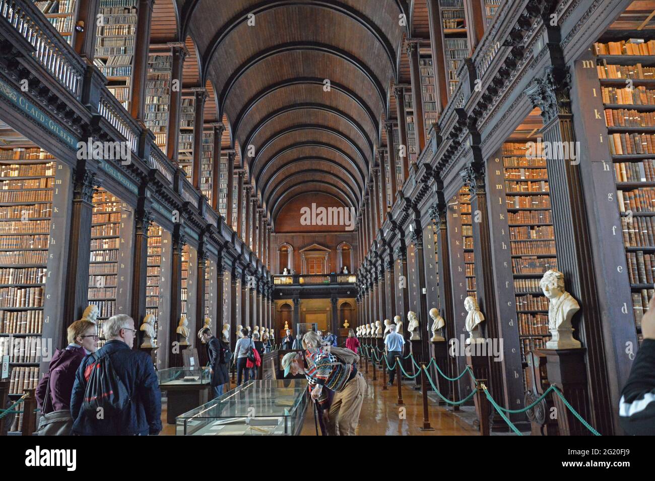 Wide View of the Long Room Stock Photo