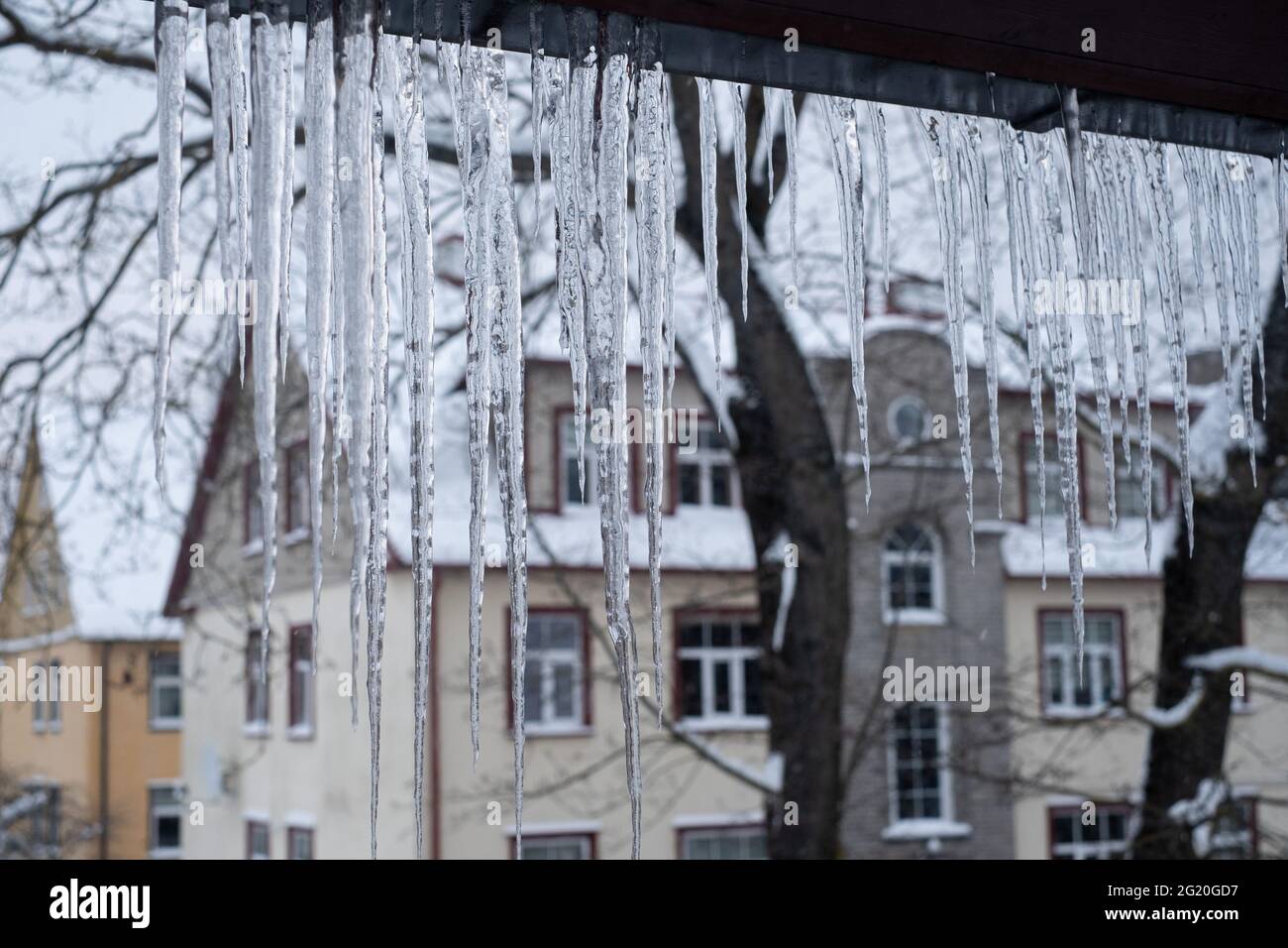 Insulation house winter hi-res stock 
