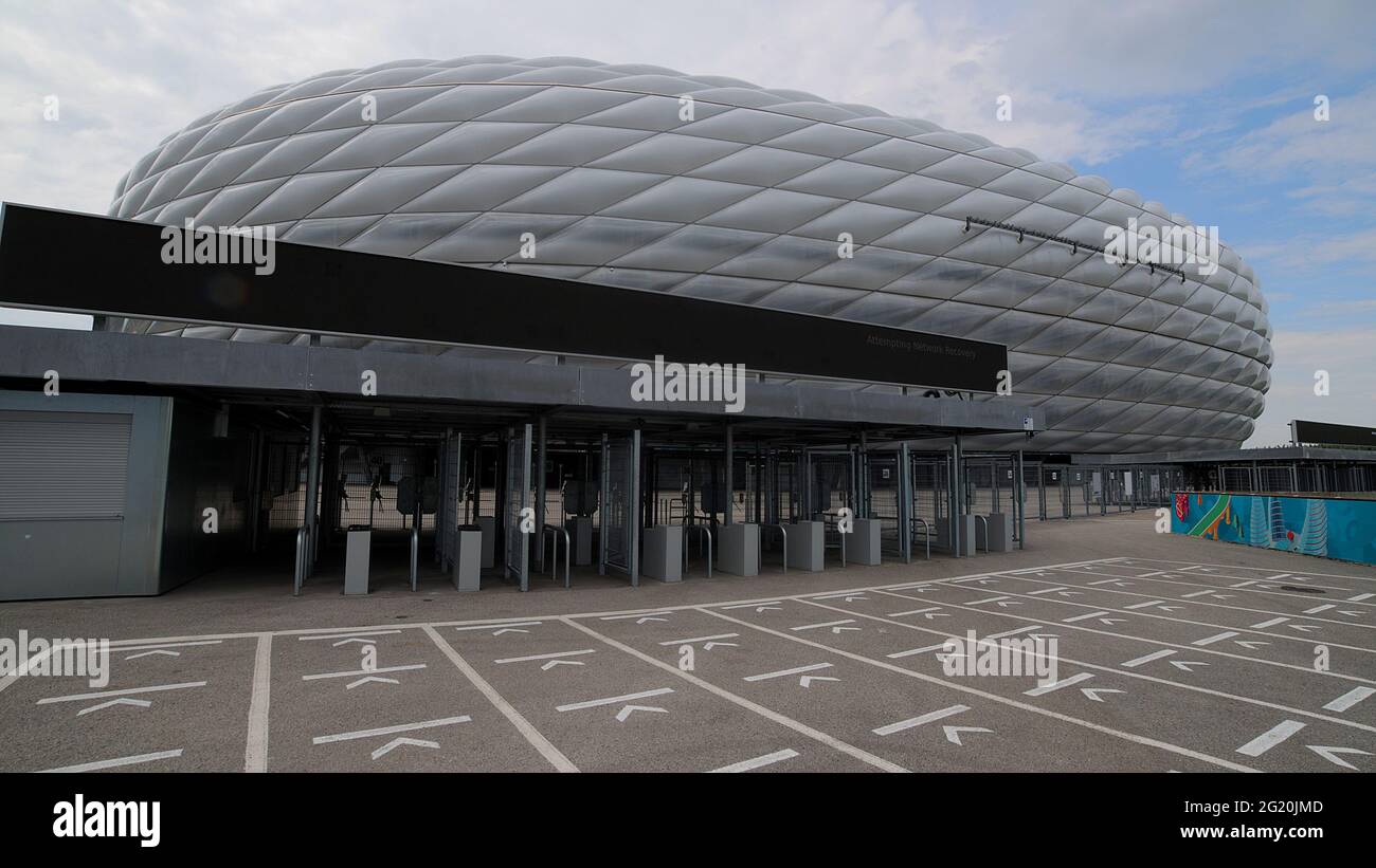 Famous Allianz Arena stadium in Munich Home of famous soccer club FC