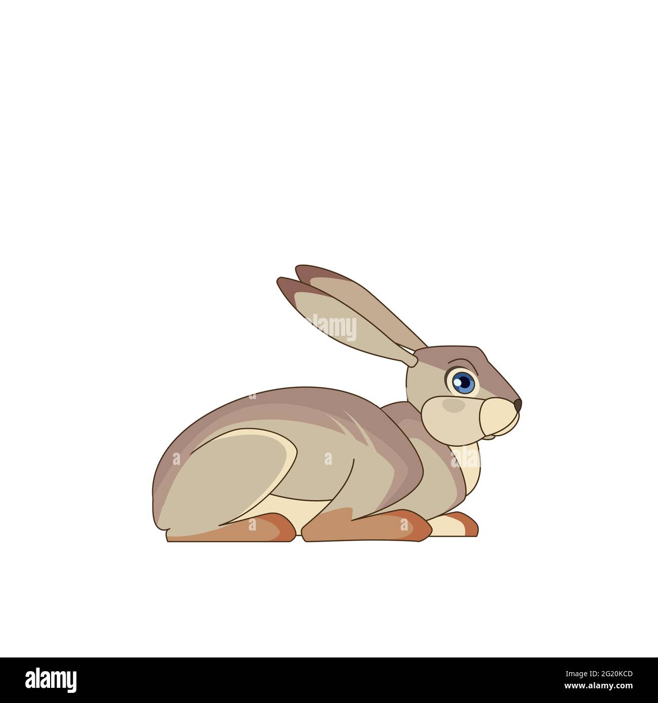Sitting Brown Hare. Rabbit are herbivorour. Scene from wild. Cartoon character vector flat illustration isolated on a white background Stock Vector Image & Art - Alamy Sitting Brown Hare. Rabbit are herbivorour. Scene from wild. Cartoon character vector flat illustration isolated on a white background Stock Vector Image & Art - Alamy