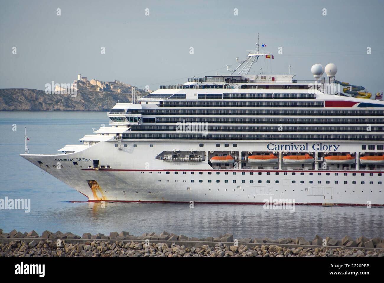 Marseille France 1st June 2021 A Close Up Of The Carnival Glory Cruise Ship Arriving In Marseille Carnival Cruise Lines Ships In Marseille Credit Gerard Bottino Sopa Images Zuma Wire Alamy Live News Stock Photo Alamy