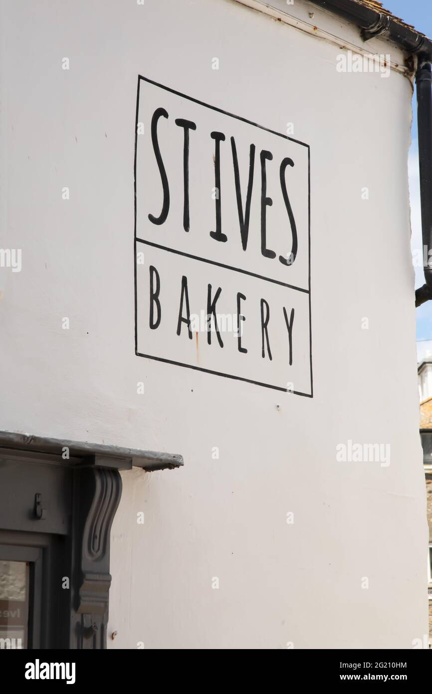 St. Ives Bakery, Cornish bakery, Fore Street, St. Ives, Cornwall, UK