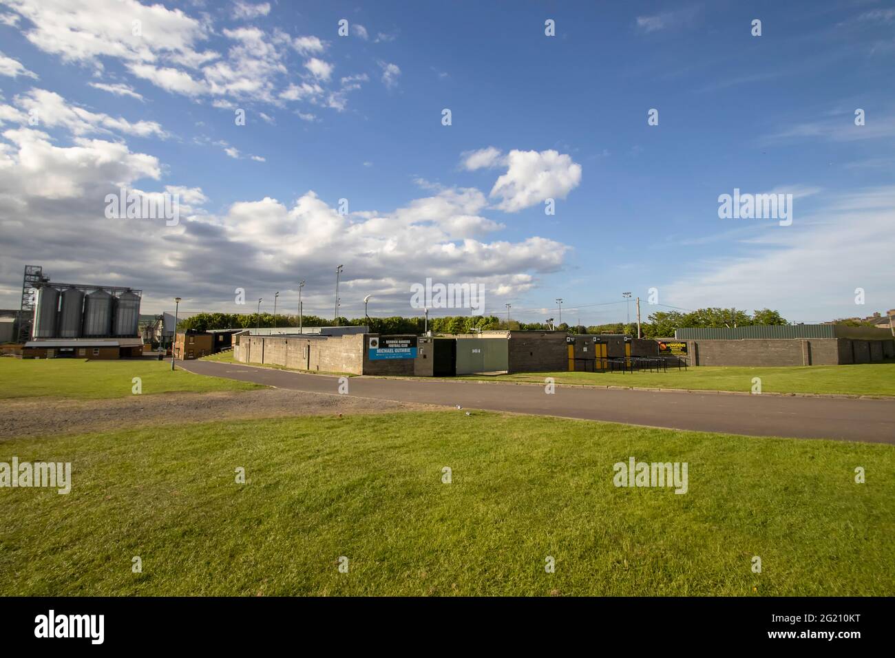 Old Shielfield Park is the home of Berwick Rangers Football Club. The