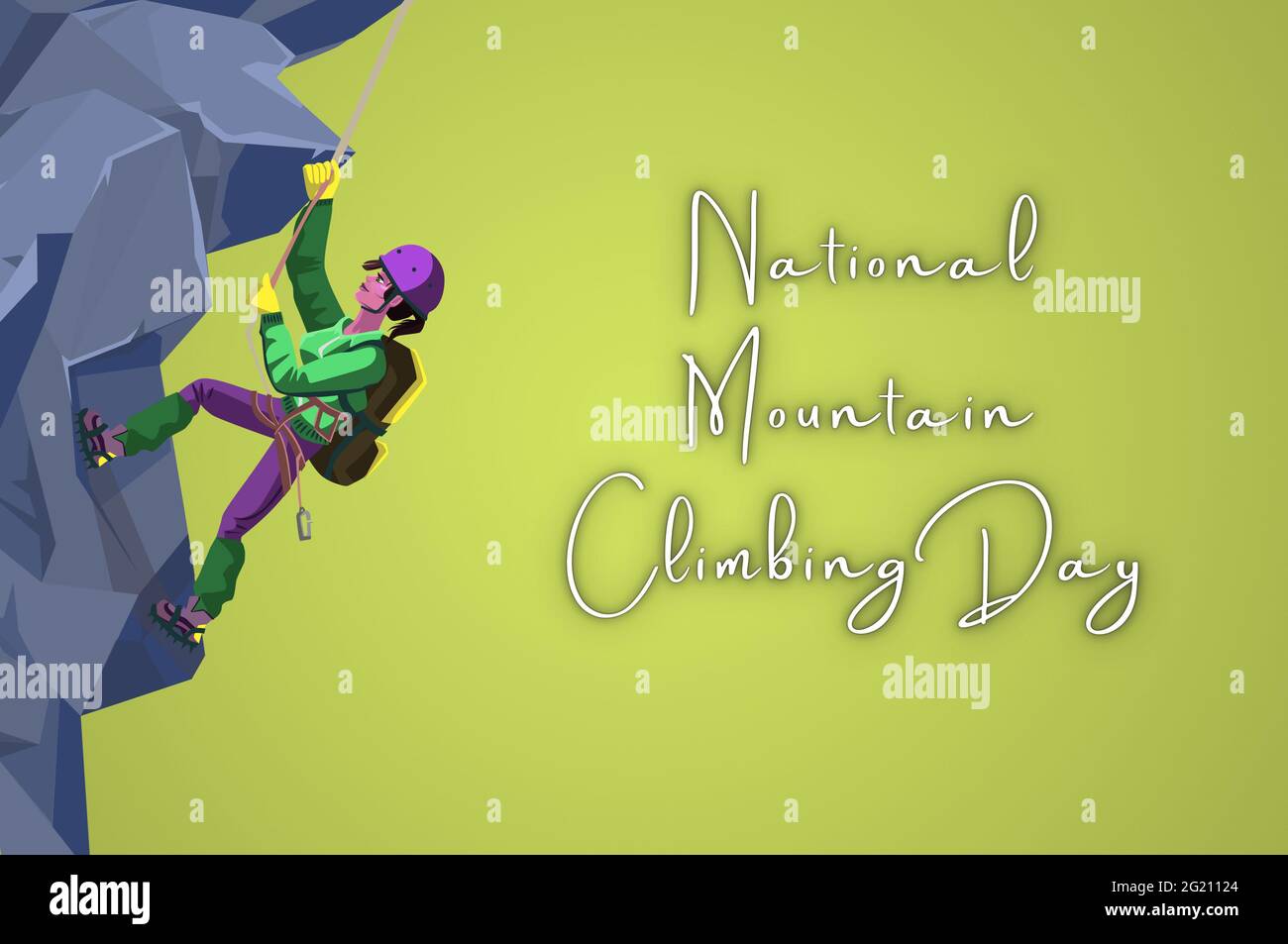 National Mountain Climbing Day Stock Photo Alamy
