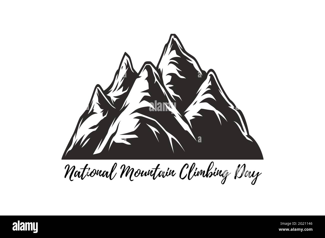 National Mountain Climbing Day Stock Photo