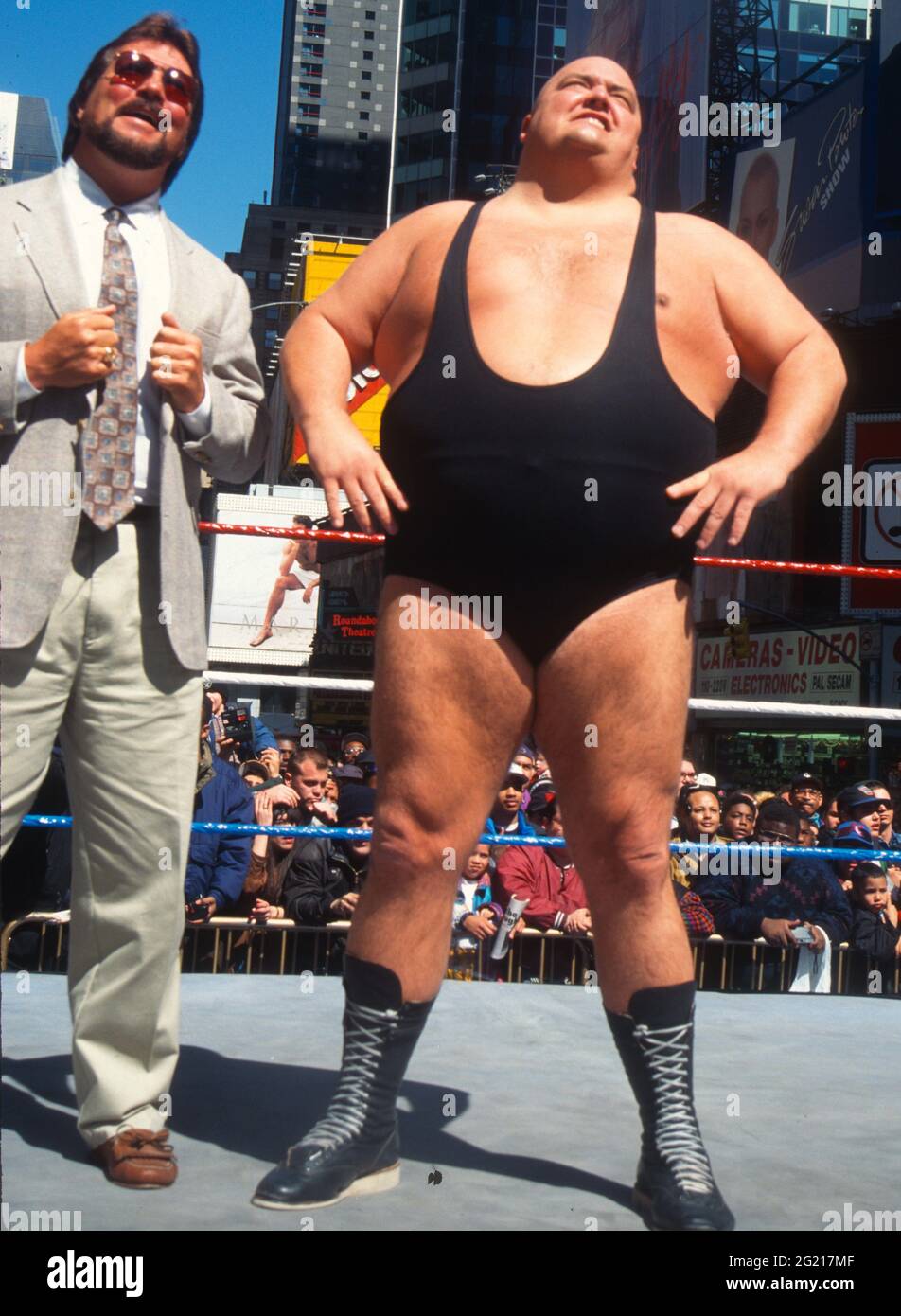 King Kong Bundy  Ted Dibiase  1995                                       Photo By John Barrett/PHOTOlink Stock Photo