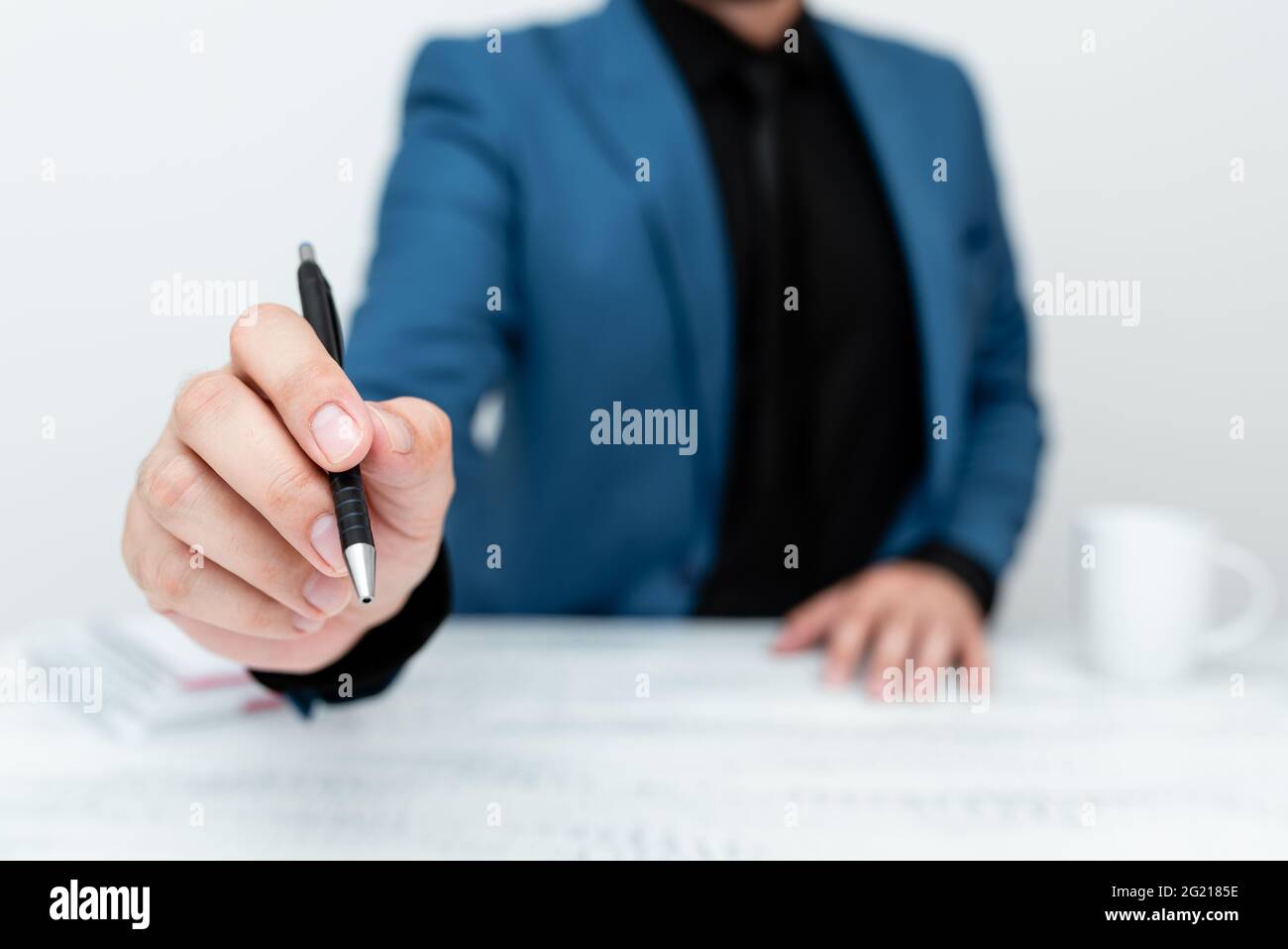 Discussing Important Idea Presenting Explaining Business Plan Designs