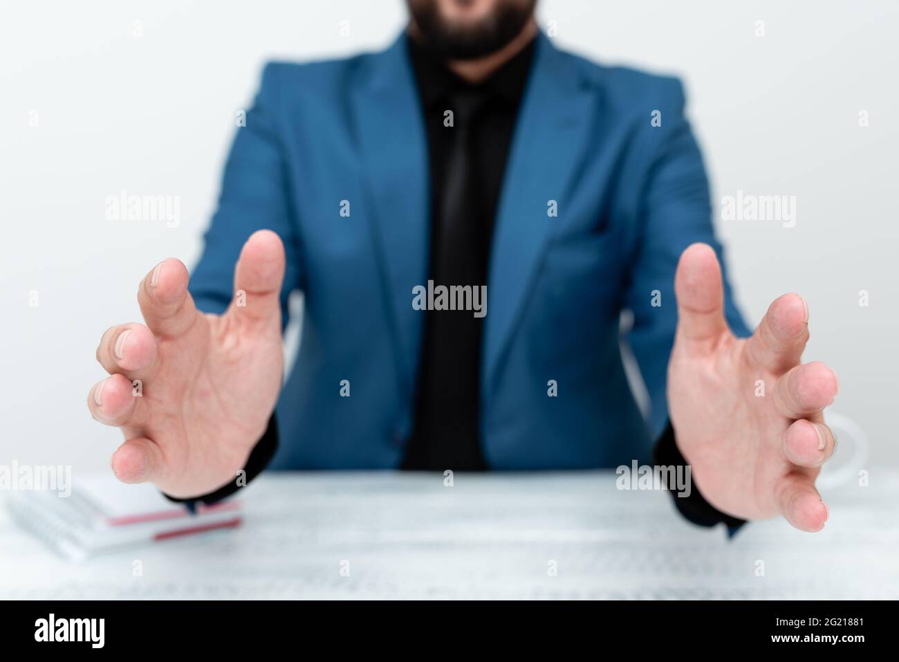 Discussing Important Idea Presenting Explaining Business Plan Designs