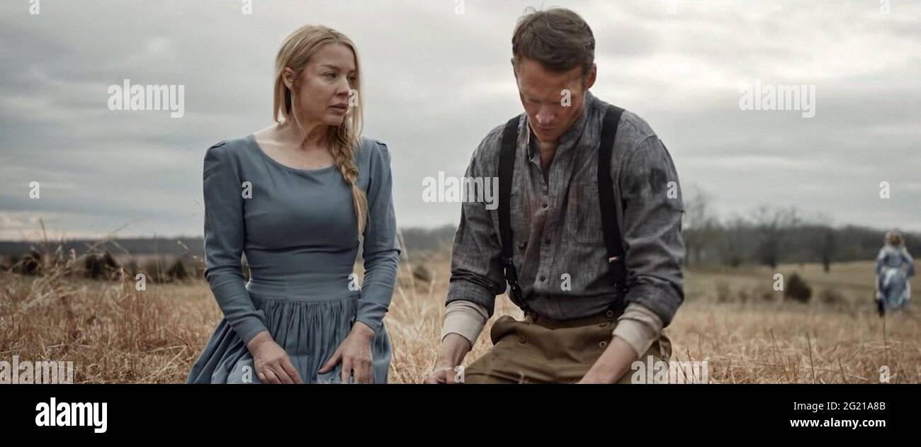 POTTER'S GROUND, from left Leslie Mills, Isaiah Stratton, 2021. © ITN