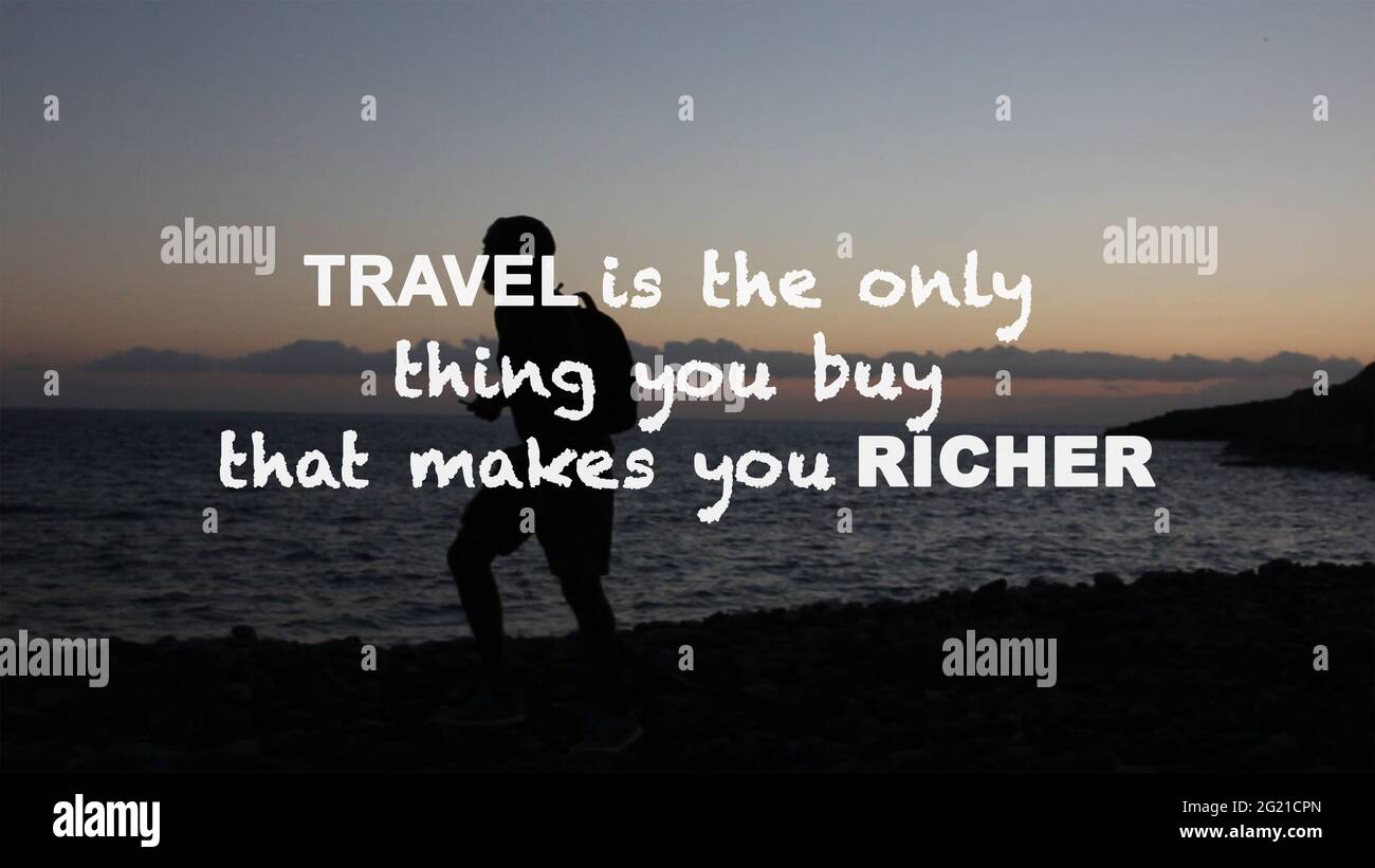 Inspired Motivation Quotation Enjoy Journey Not Stock Photo 1271967061