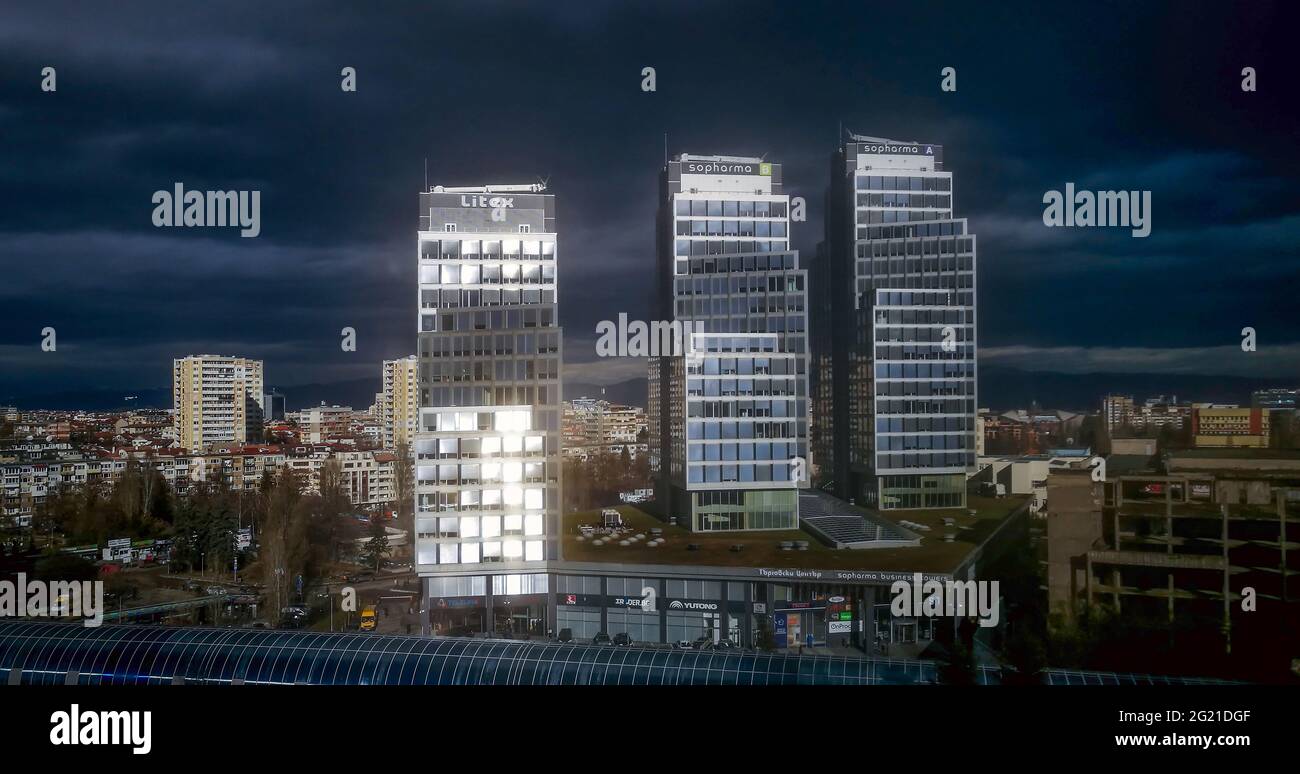 Contemporary architecture in Sofia, Bulgaria Stock Photo - Alamy
