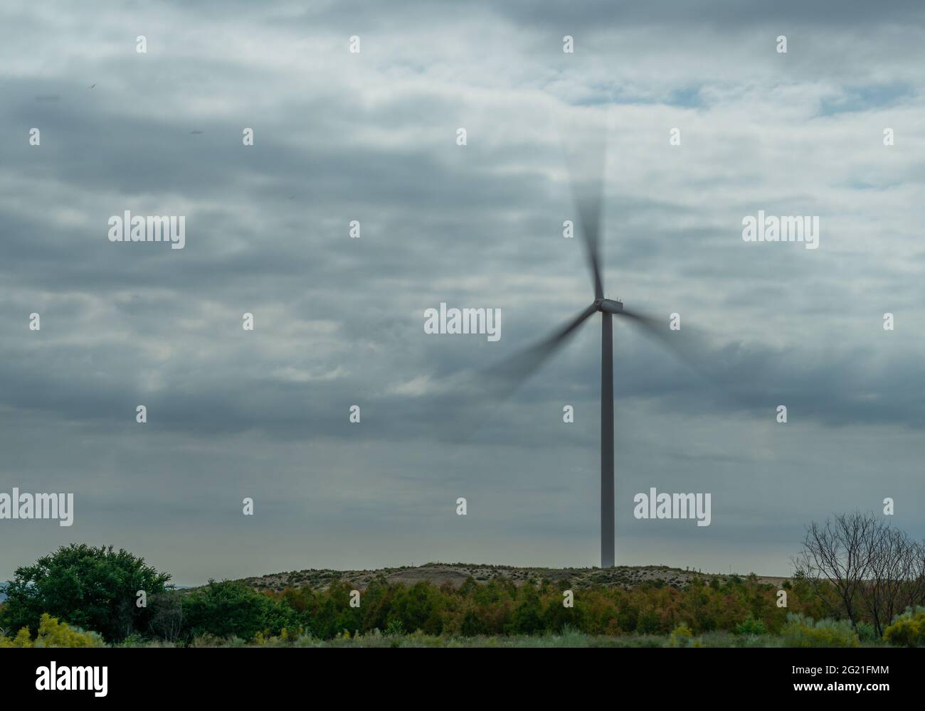 windmills on the move Stock Photo Alamy