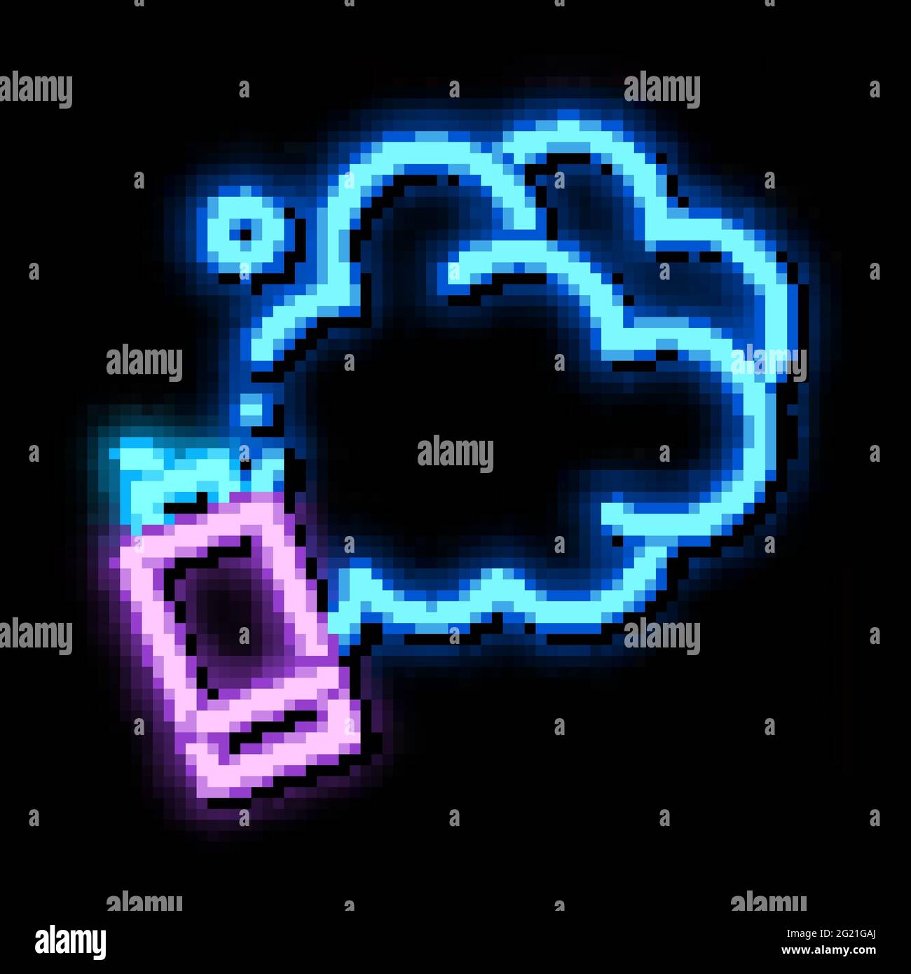 gas cans neon glow icon illustration Stock Vector Image & Art - Alamy