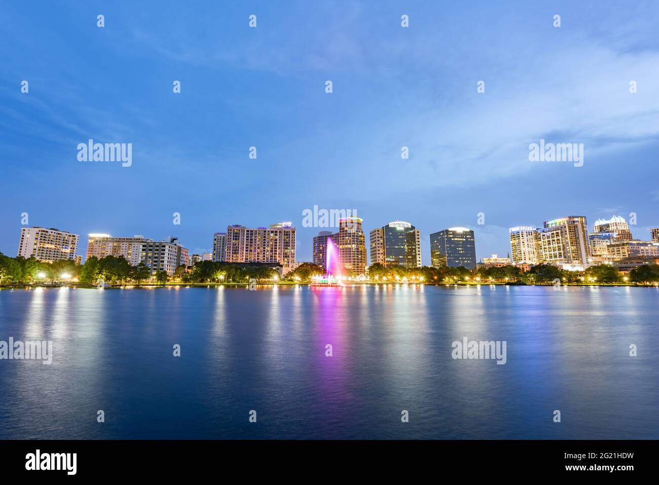 Orlando,  Florida Skyline Stock Photo