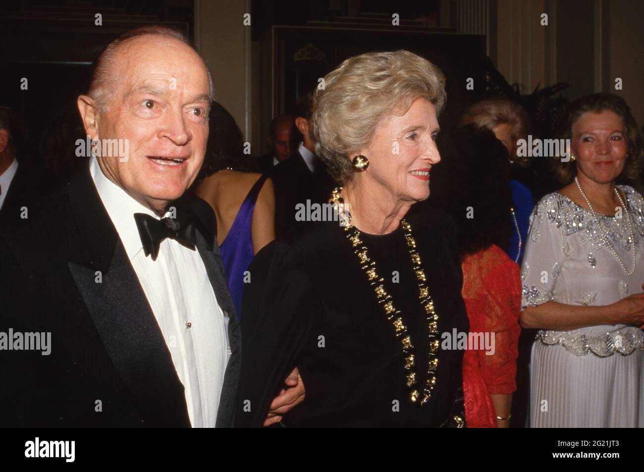 Bob Hope and wife Dolores September 1987. Credit: Ralph Dominguez ...