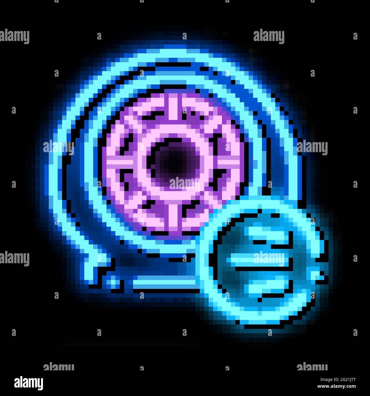 tire air vent neon glow icon illustration Stock Vector Image & Art - Alamy
