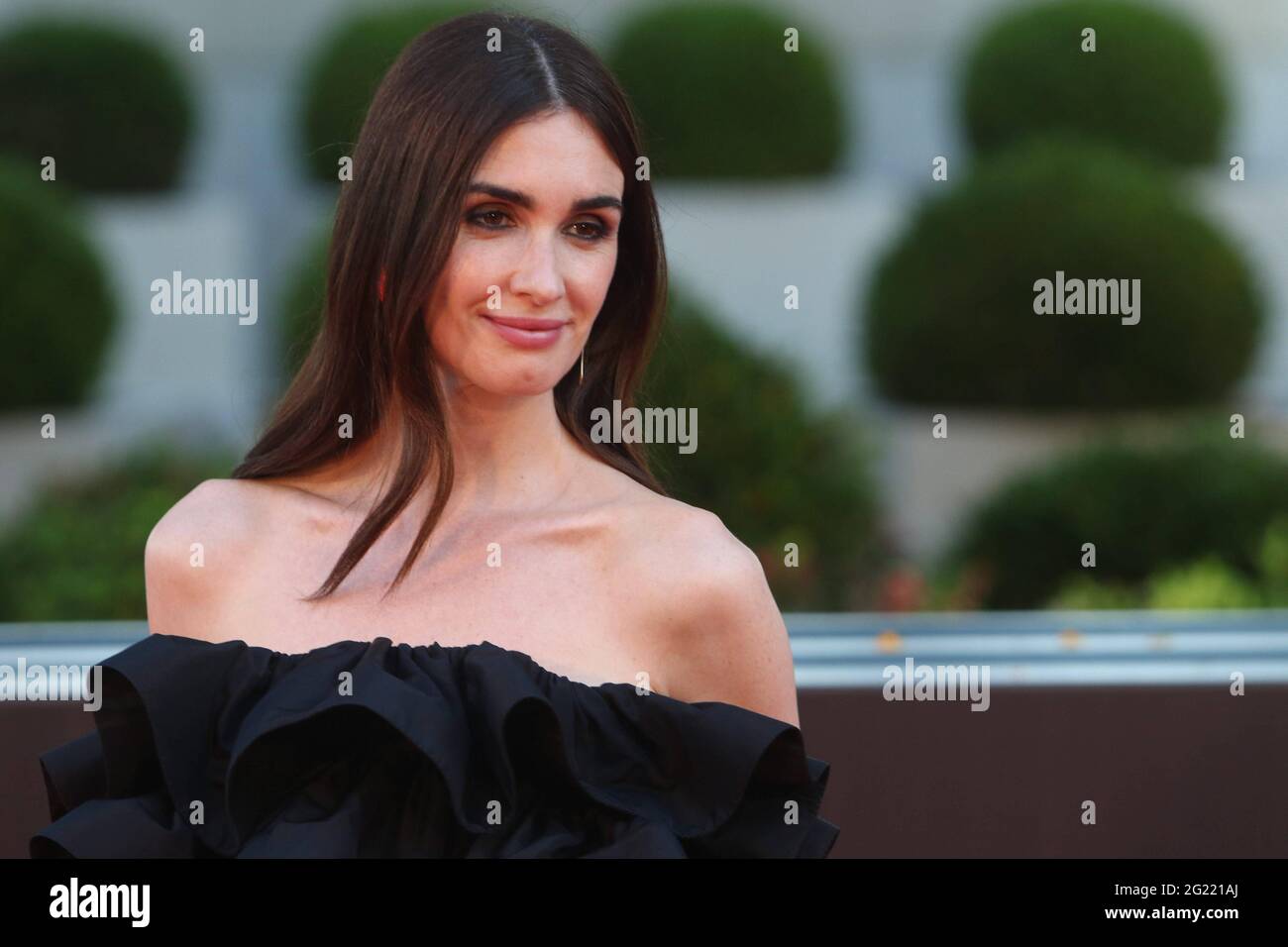 Malaga, Spain. 08th June, 2021. June 7, 2021 (Malaga) Paz Vega, excited by the debut of her daughter Ava in the cinema The actress stars 'La casa del caracol', where also appears her second daughter with Orson Salazar.Paz Vega has attended the press presentation of her new film, directed by the novel Macarena Astorga, and has done so accompanied by her husband and two children Orson and Lenon. Credit: CORDON PRESS/Alamy Live News Stock Photo