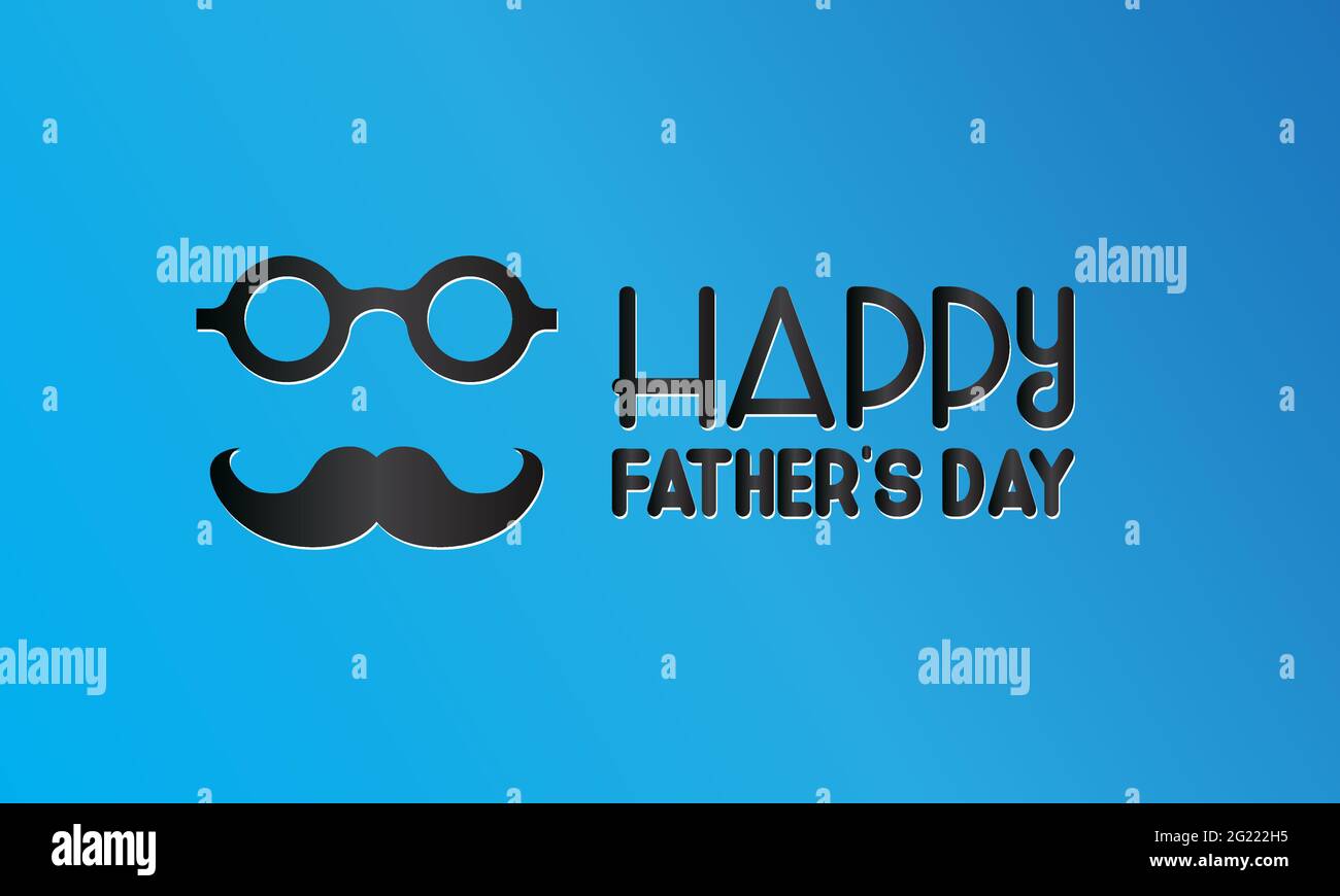 Father's Day Holiday Concept Celebrated on June 20 Every Year. Father's