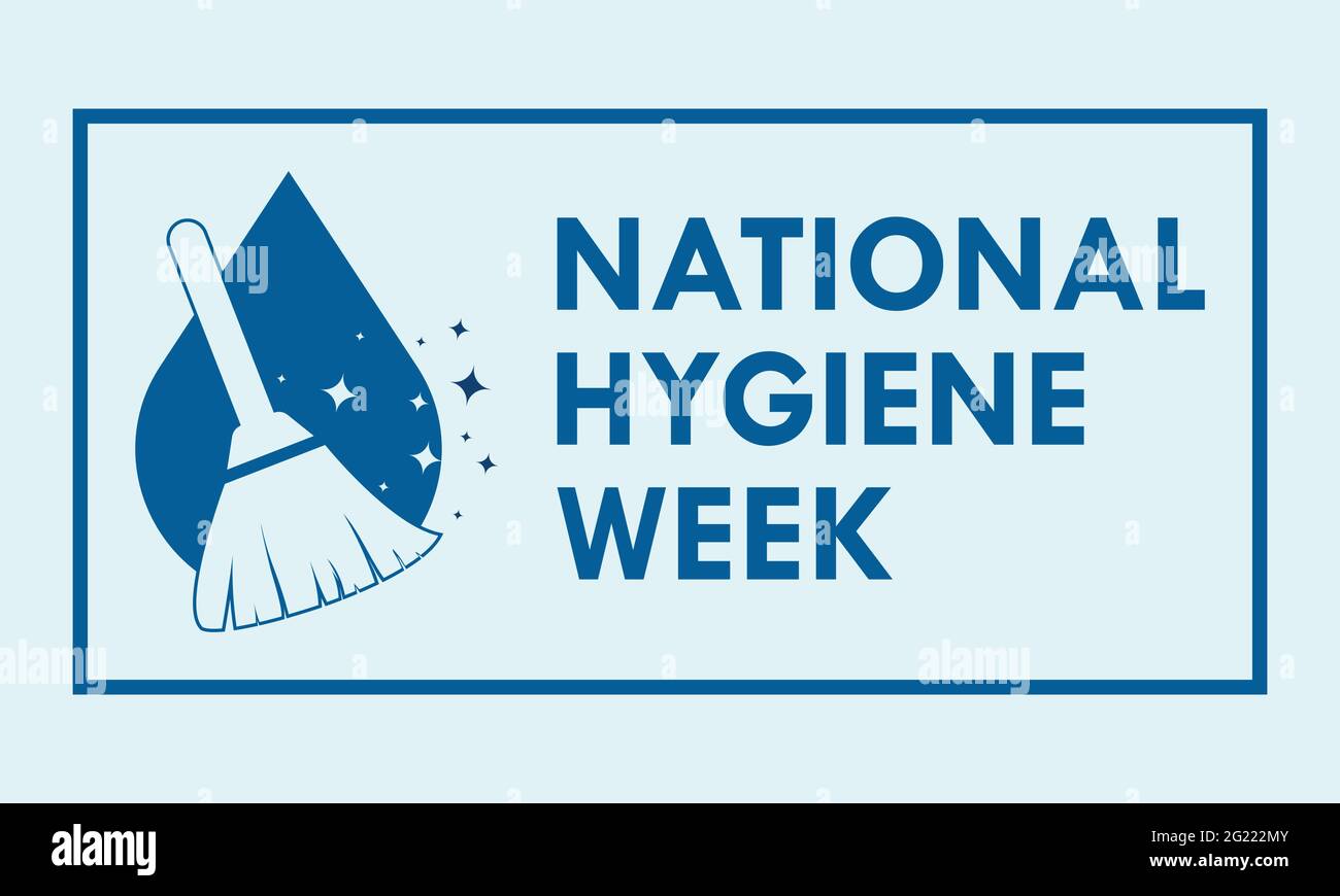 National Hygiene Week Awareness Concept Observed on Every July. Hygiene