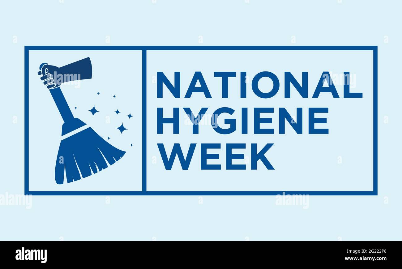 National Hygiene Week Awareness Concept Observed on Every July. Hygiene