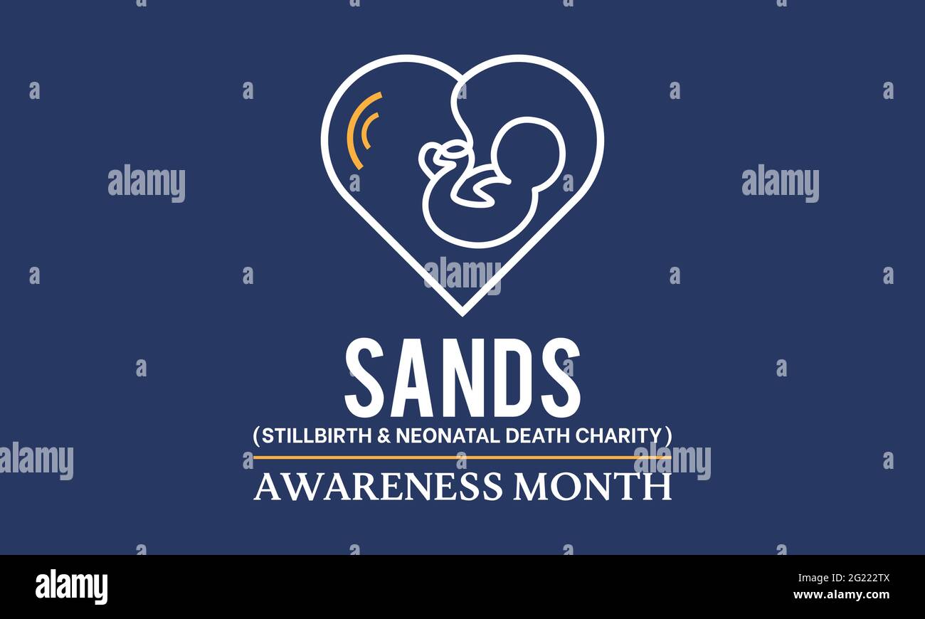 SANDS (Stillbirth and neonatal death charity) Awareness Month Concept  Observed on Every June. background, Banner, Poster, Card Template Awareness  Camp Stock Vector Image & Art - Alamy
