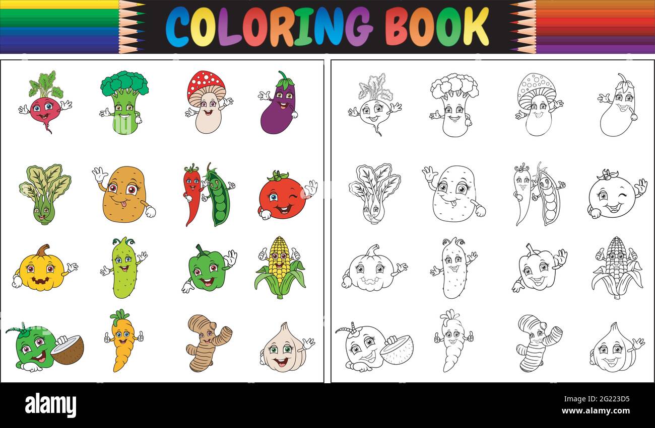 Cartoon vegetables hires stock photography and images Alamy