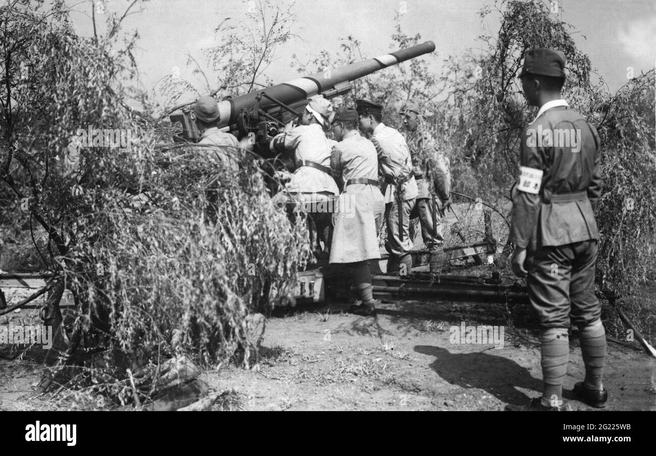 events, Second Sino-Japanese War 1937 - 1945, Japan, ADDITIONAL-RIGHTS-CLEARANCE-INFO-NOT-AVAILABLE Stock Photo