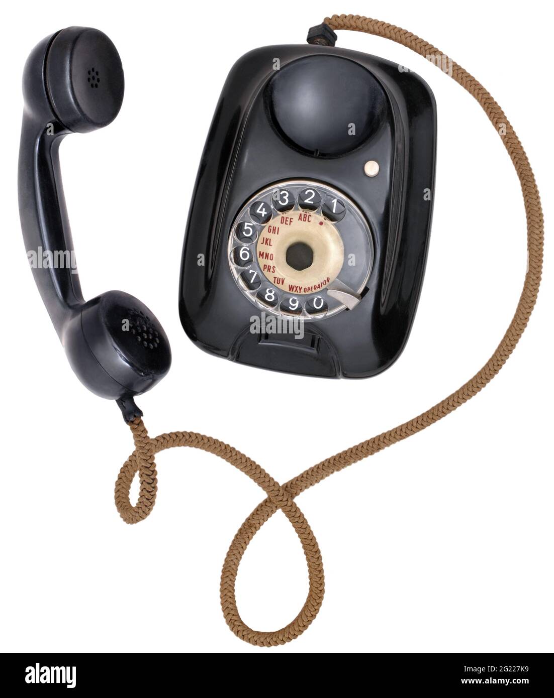 broadcast, telephone, Siemens edition Fg tist 282 b, Germany, 1954, ADDITIONAL-RIGHTS-CLEARANCE-INFO-NOT-AVAILABLE Stock Photo