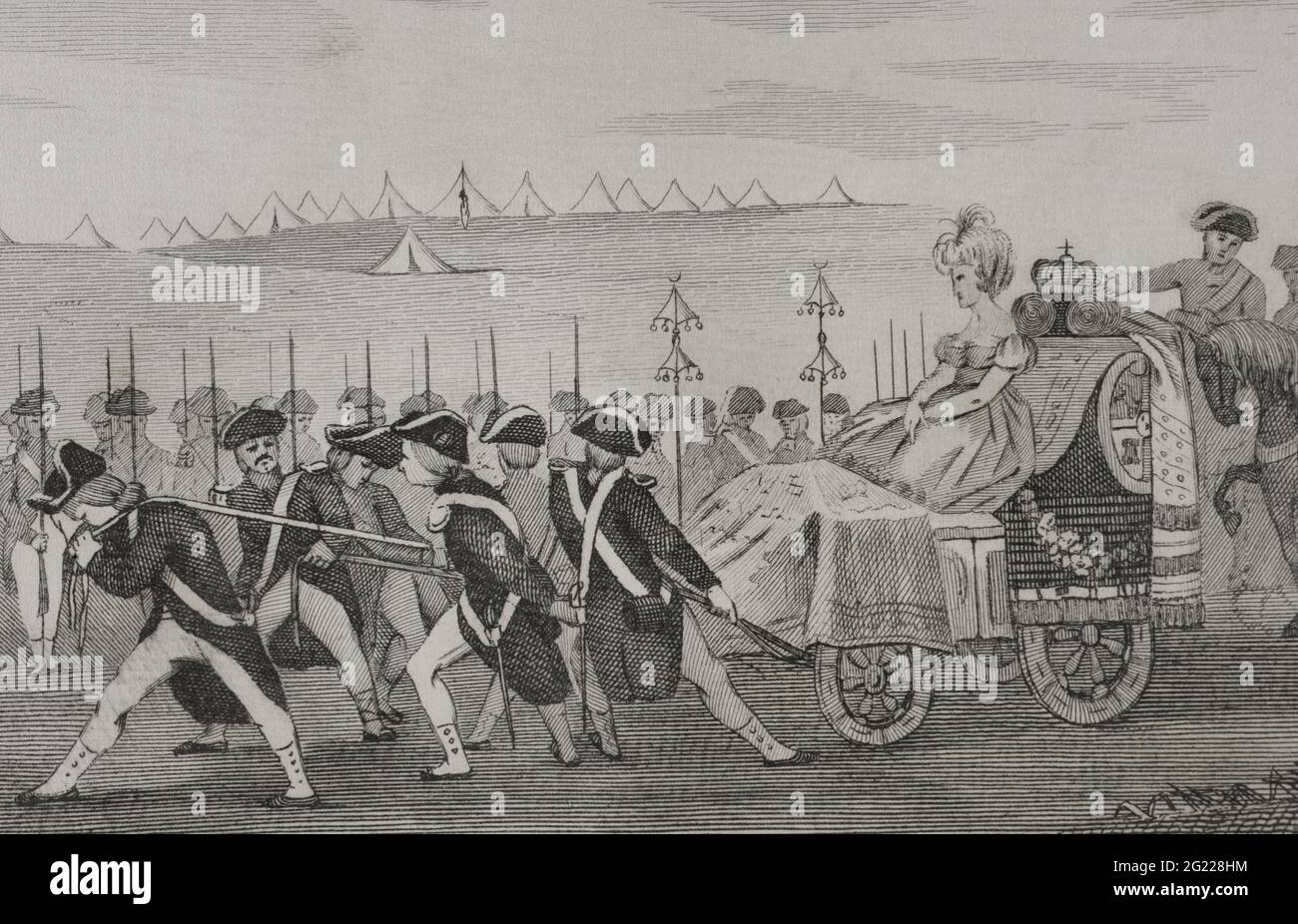 Reign of Charles IV of Spain. Review of Badajoz (1801). It took place in  the Campo de Santa Engracia, near Badajoz. Manuel Godoy, Prince of Peace,  appeared leading the army driving a
