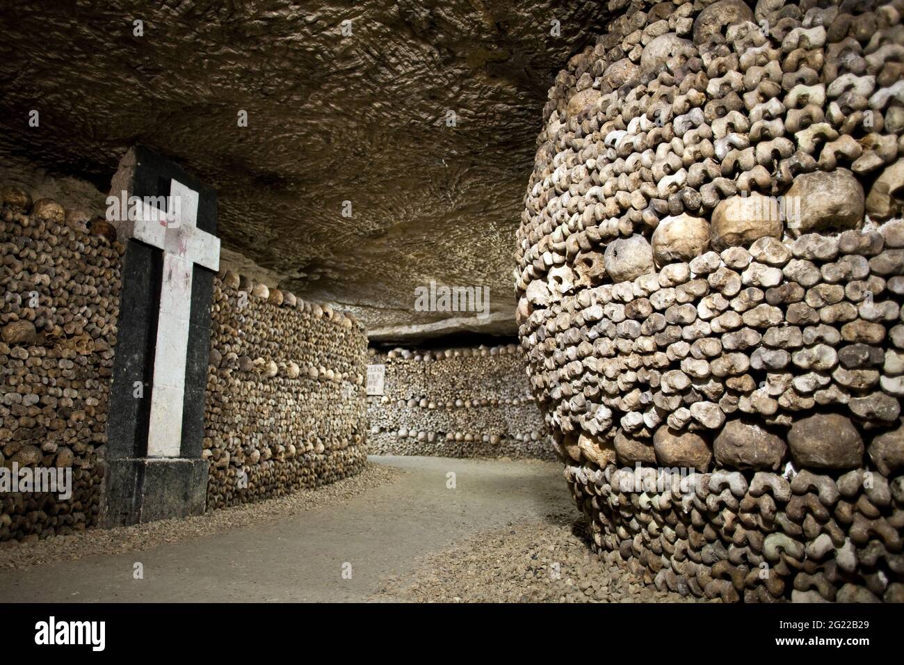 The Paris Catacombs Stock Photo Alamy