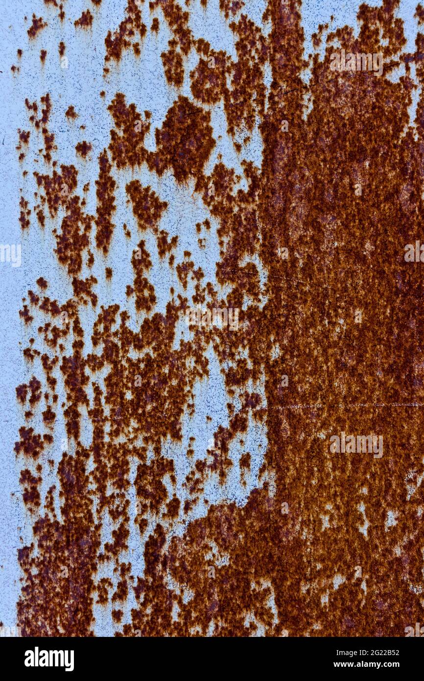 A background image of a rusty steel plate Stock Photo - Alamy