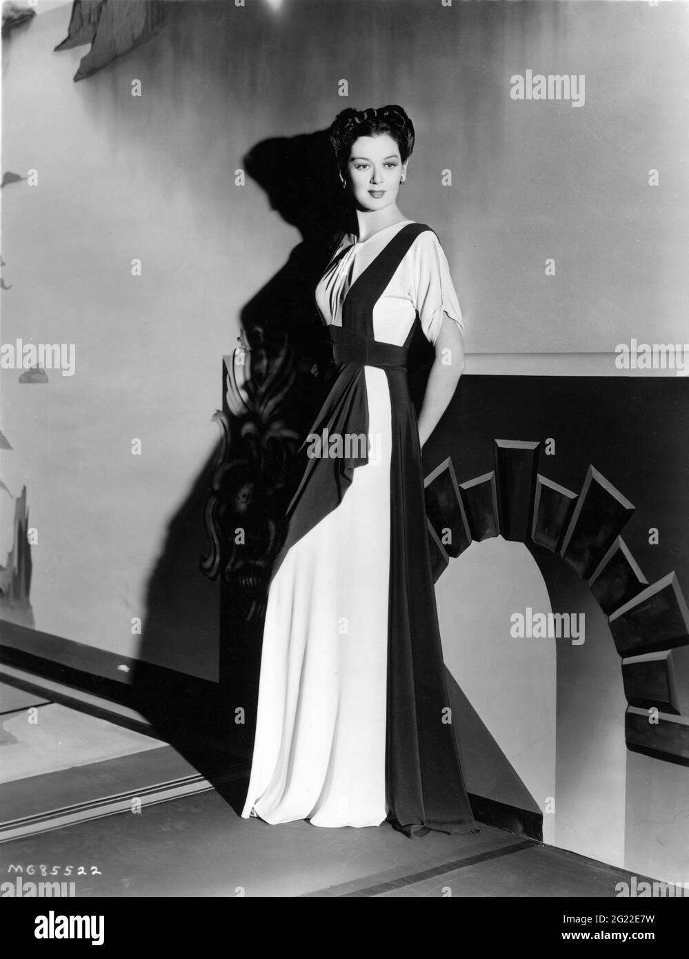 ROSALIND RUSSELL circa 1939 Portrait publicity for Metro Goldwyn Mayer Stock Photo