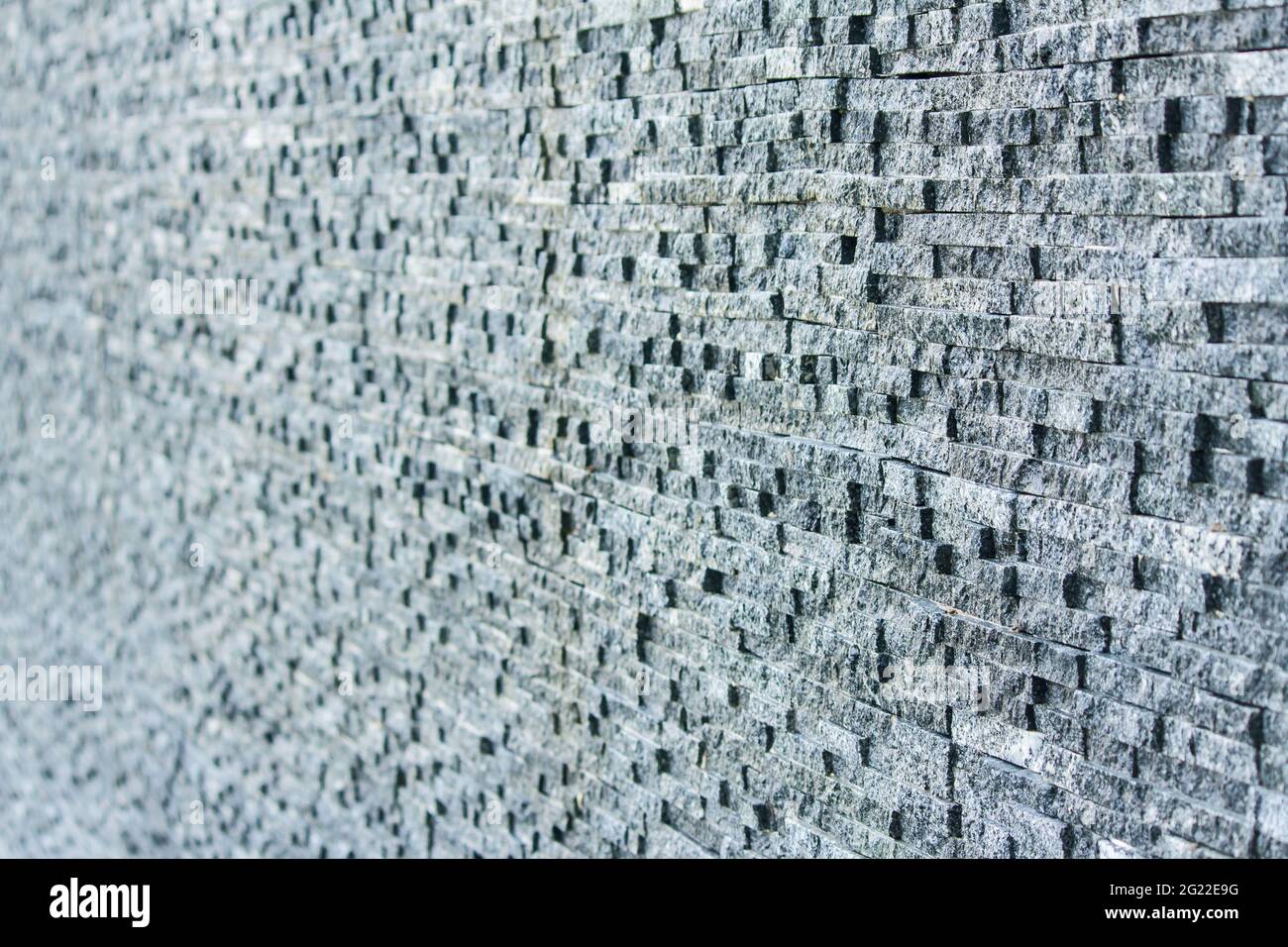 Dark grey stone tile dbrick wall backgrounf Stock Photo Alamy