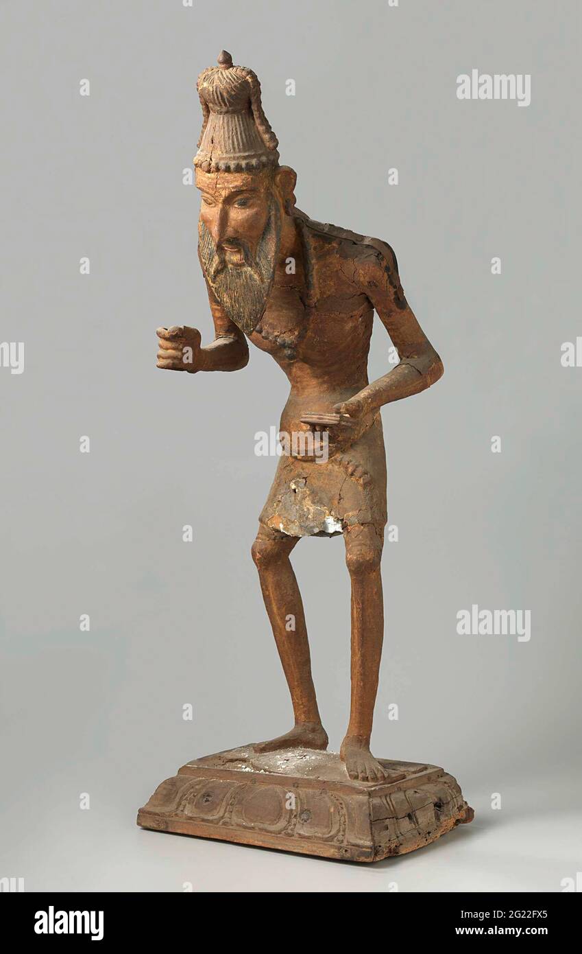 Bhringi. The philosopher (Rishi) Bhringi with three legs; The third has ...