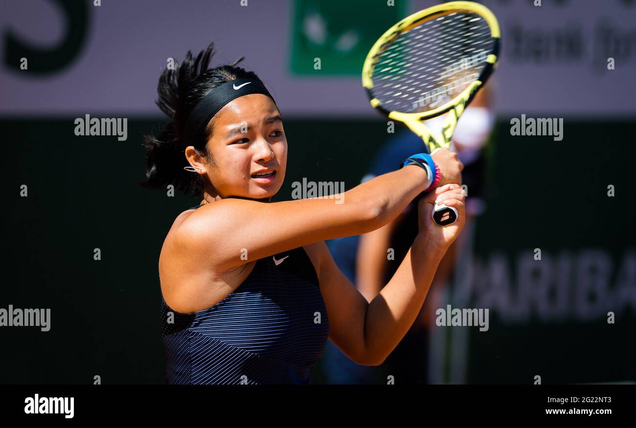 Alexandra Eala Of The Philippines During The Juniors Competition At The alexandra-eala-of-the-philippines-during-the-juniors-competition-at-the