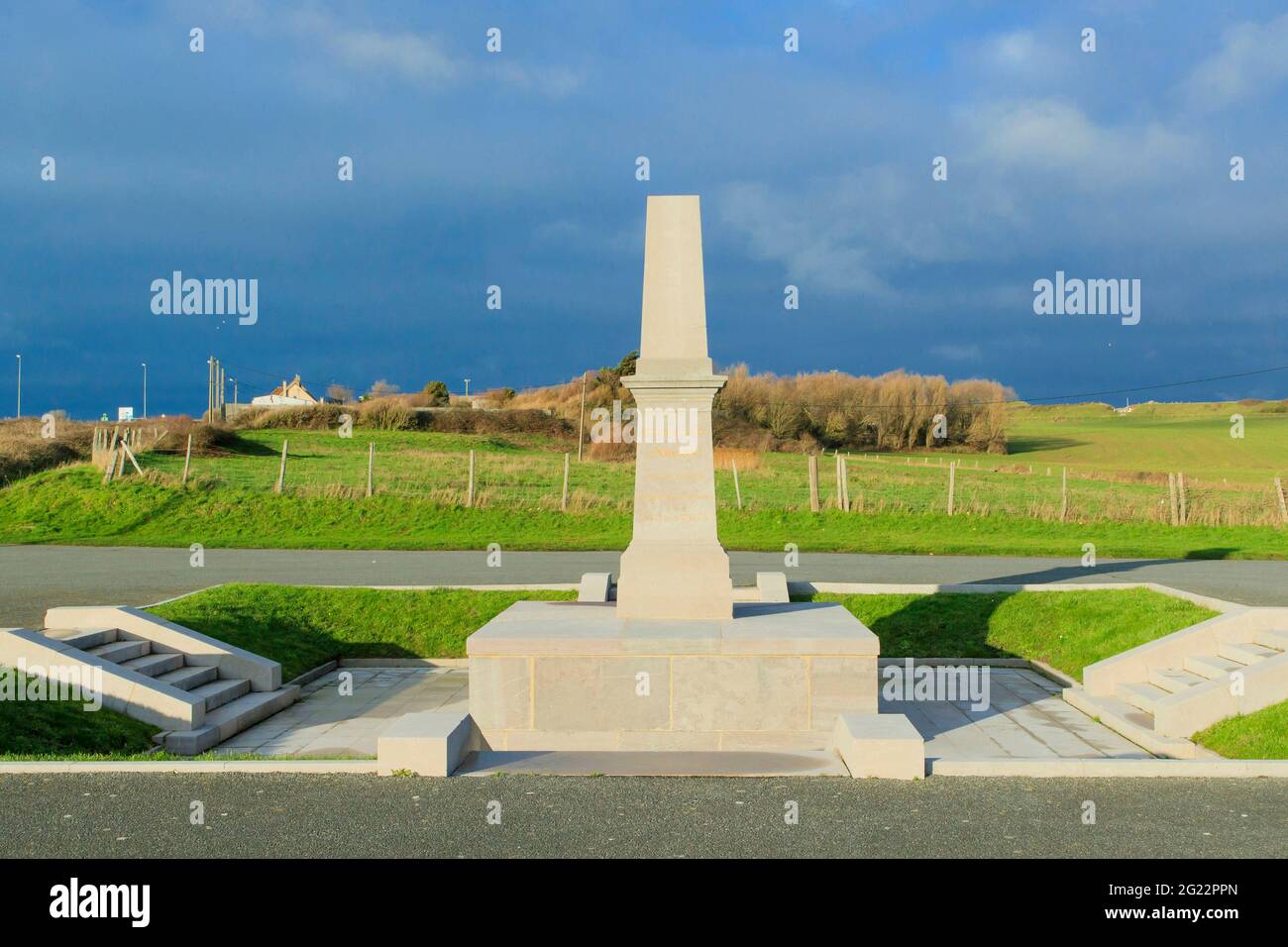 Boulogne sur Mer (northern France): monument in Napoleon's honour Stock Photo
