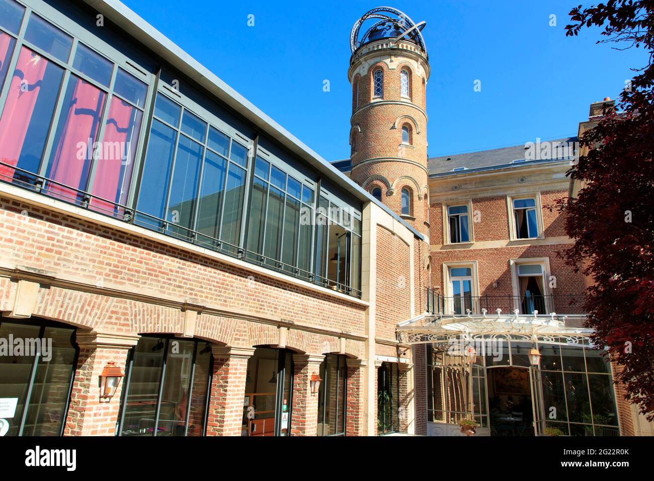 Amiens (northern France): Jules Verne's house, which houses the museum dedicated to the writer Stock Photo