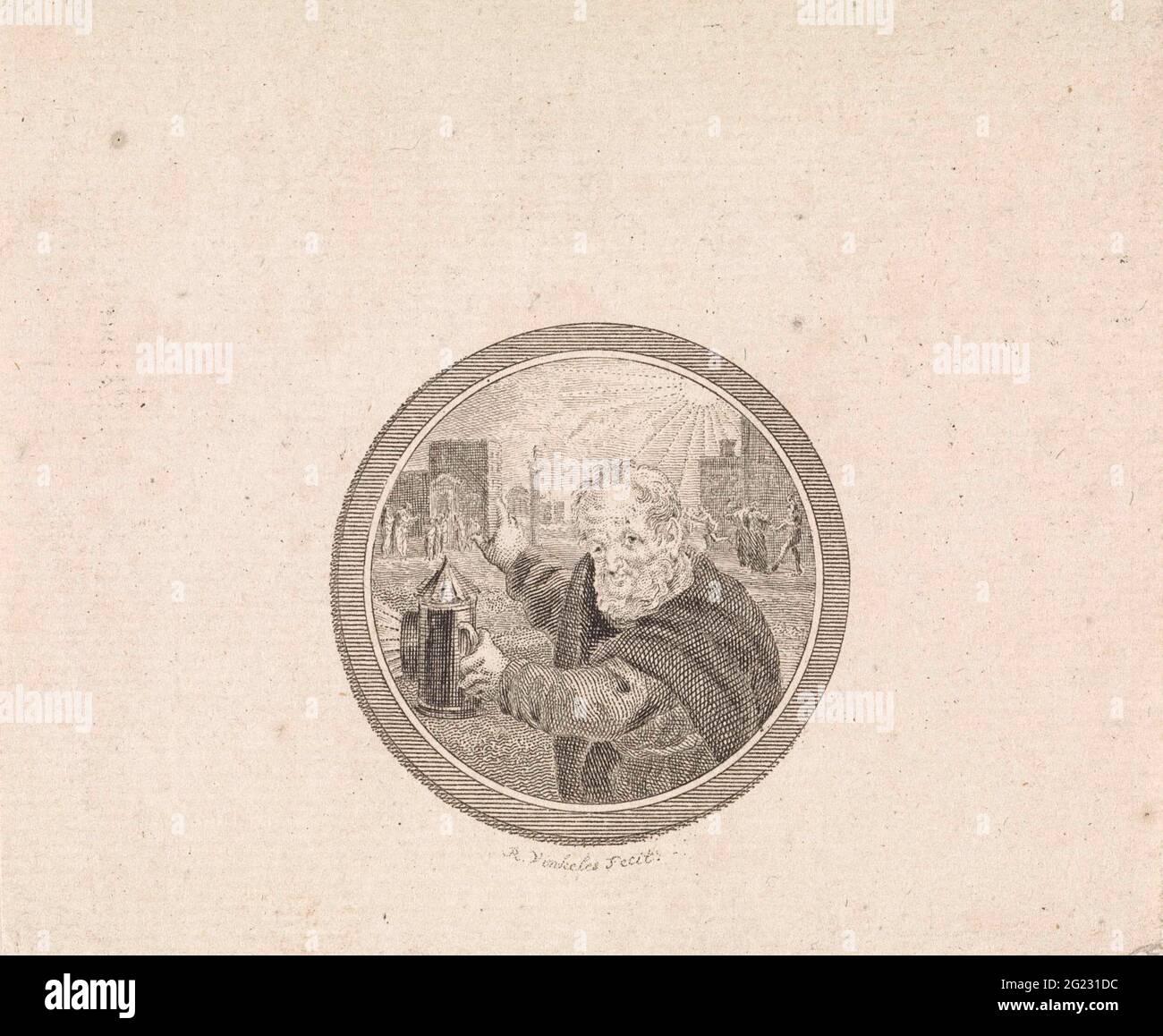 Diogenes with the lantern Stock Photo - Alamy