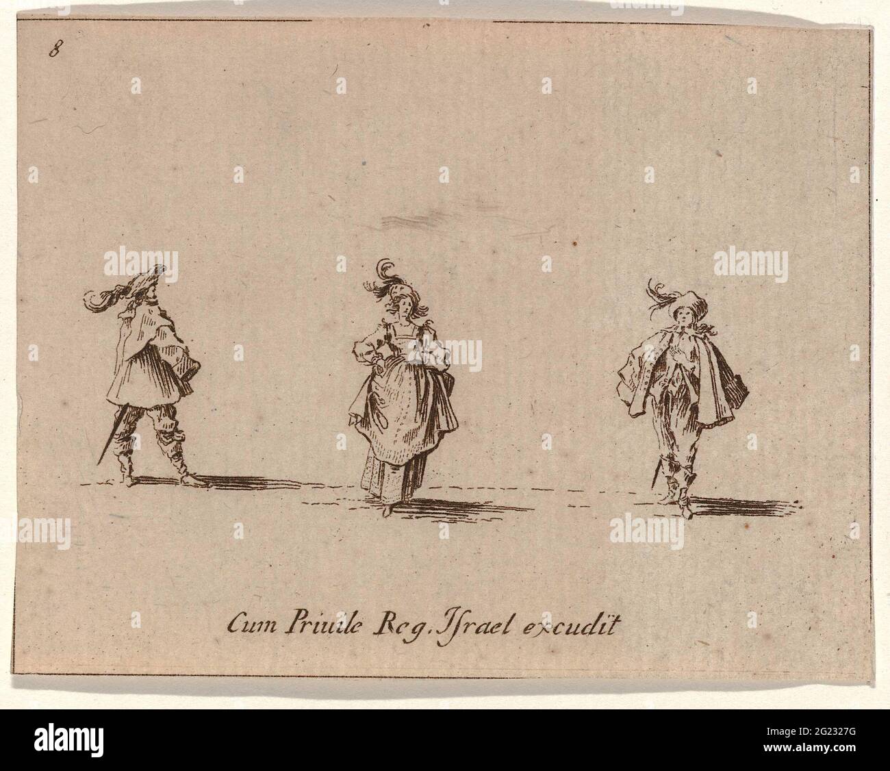 Figuurtjes; The fantasies of noble Callot put into light by Israel his ...