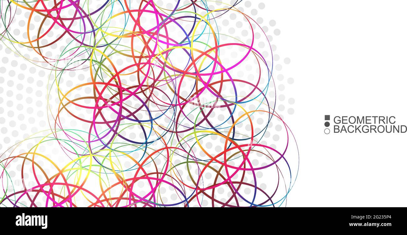 Polygeometric colorful abstract background Stock Vector