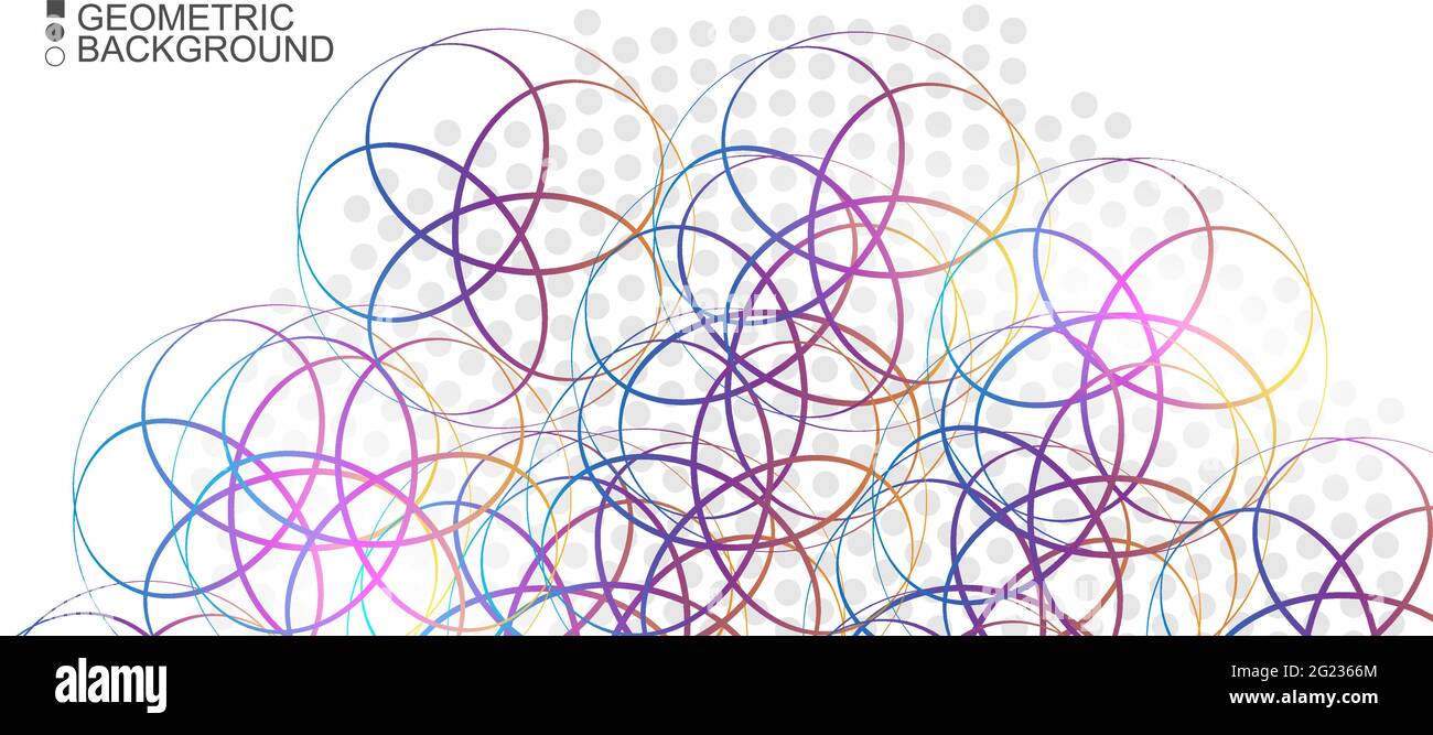 Polygeometric colorful abstract background Stock Vector