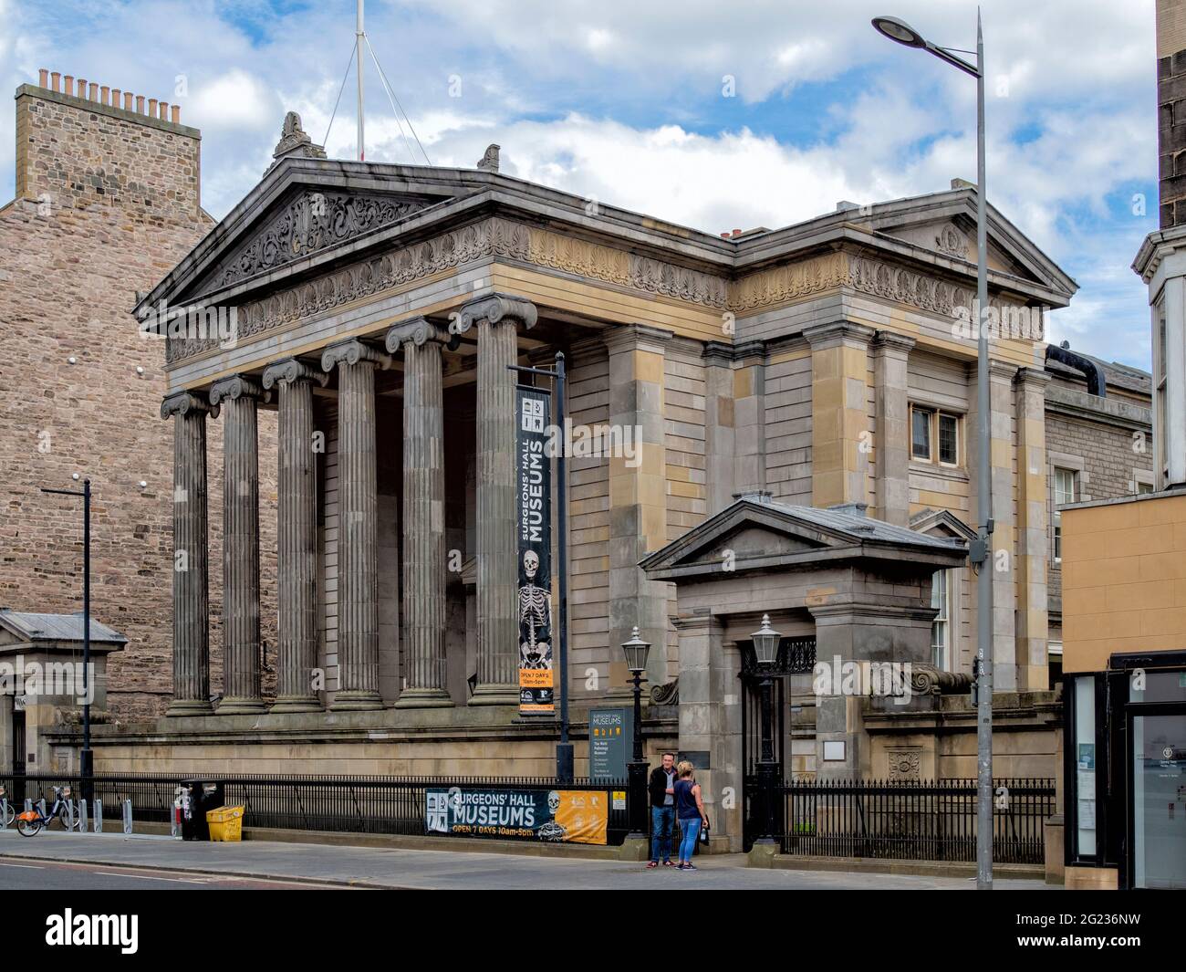 Surgeons Hall, Nicolson Street, Edinburgh, Scotland, UK. Stock Photo