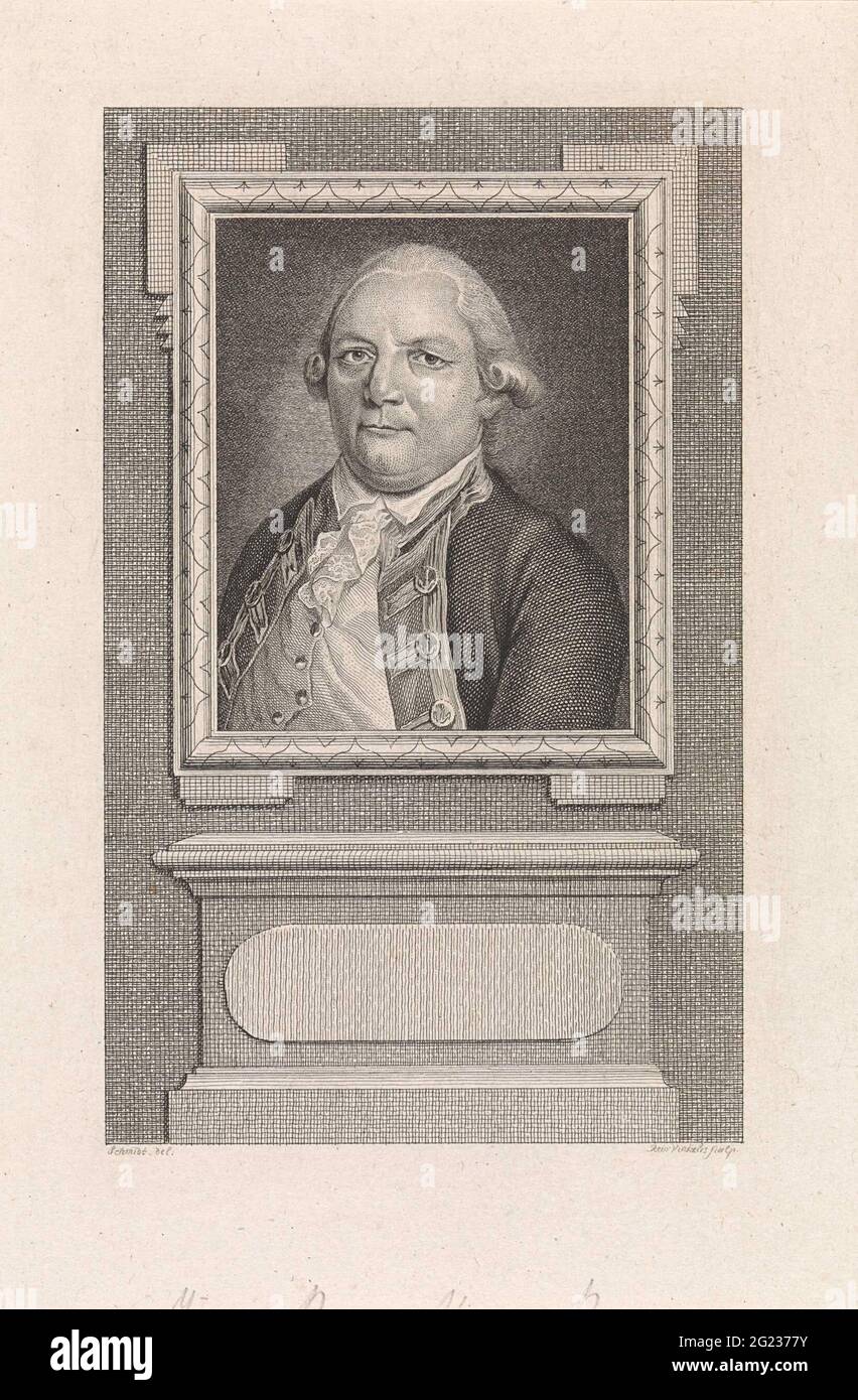 Portrait of Jacob Pieter van Braam. Portrait of the Admiral Jacob