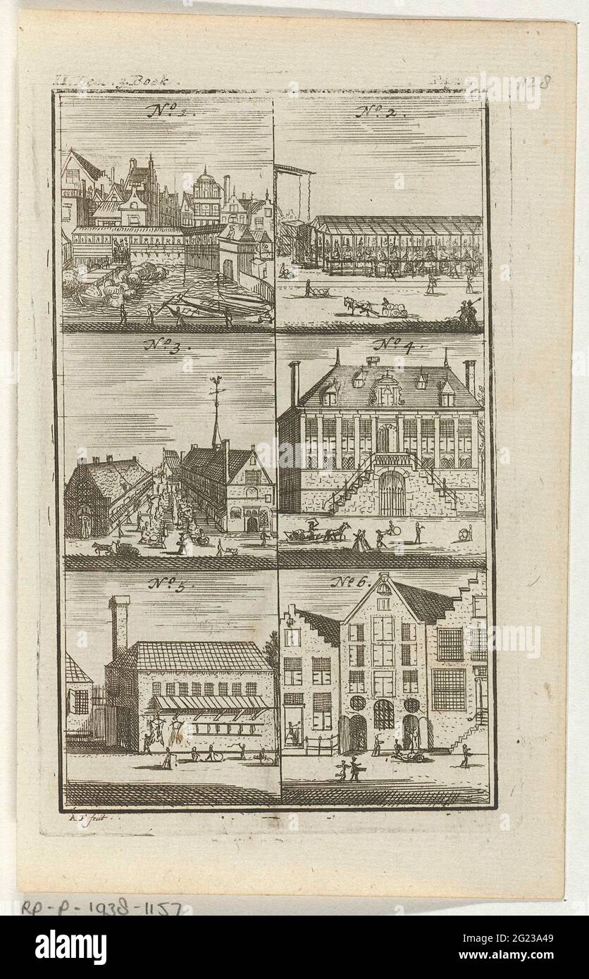 Six different markets in Amsterdam. Six numbered markets in Amsterdam