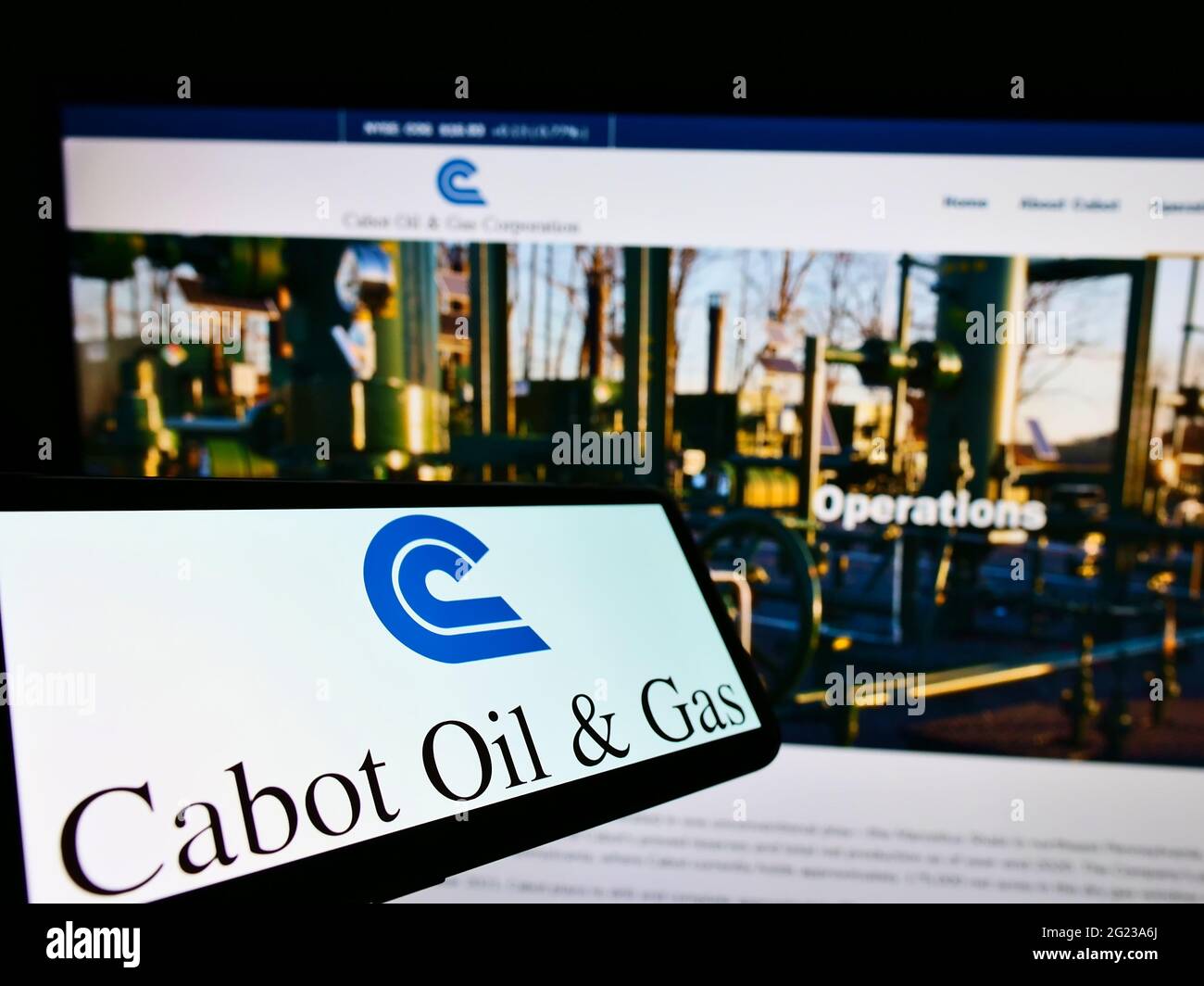 Cabot oil sale and gas stock