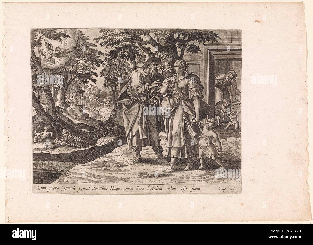 Abraham dispels Hagar and Ismaël; History of Abraham; Thesaurus